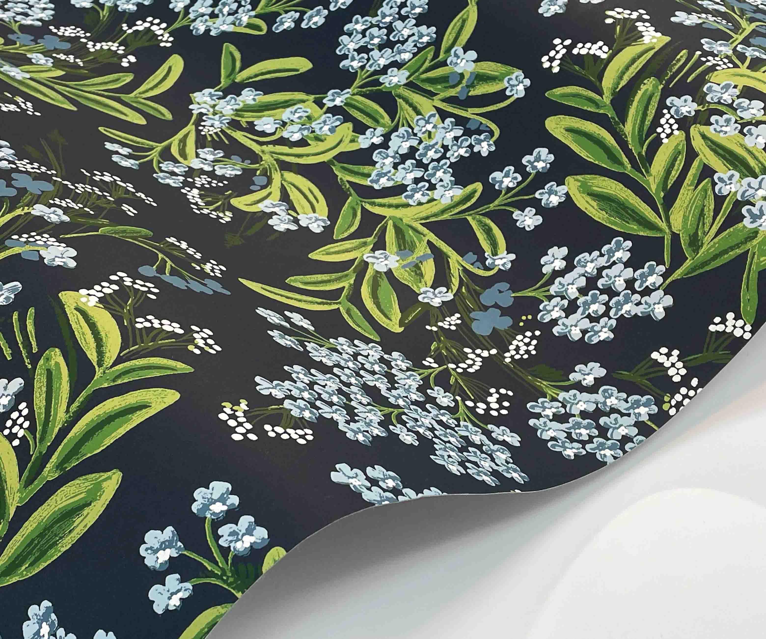 Cornflower Wallpaper - Navy