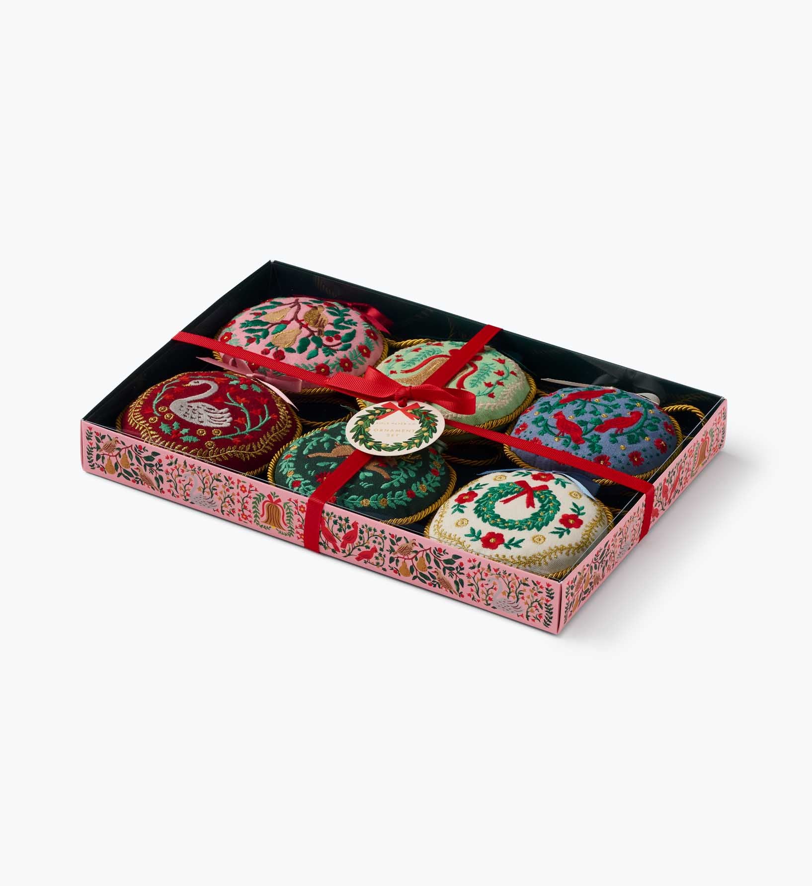 Embroidered Ornament Set - Christmastide