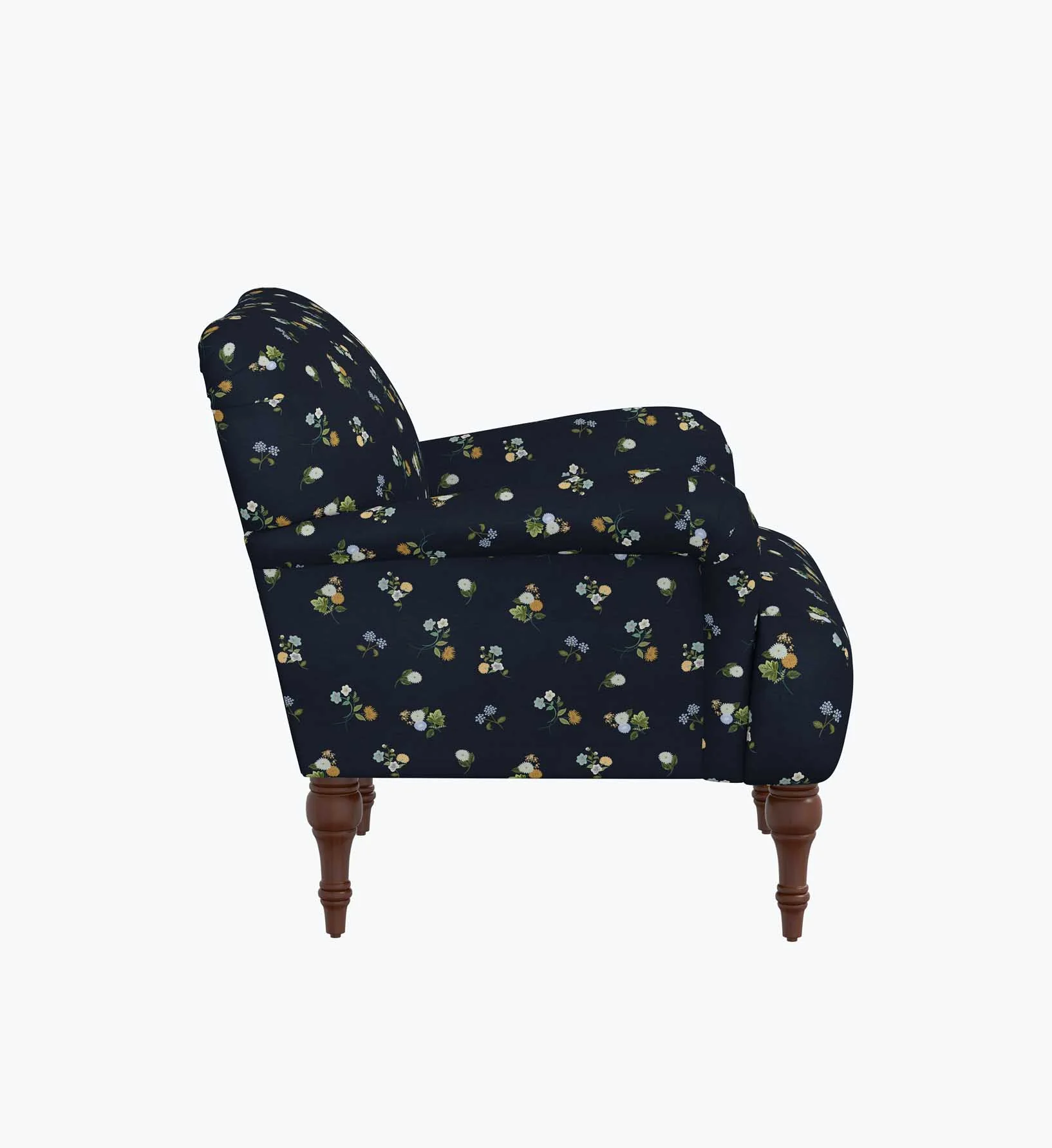 Bristol Armchair - Ditsy Dahlia Navy