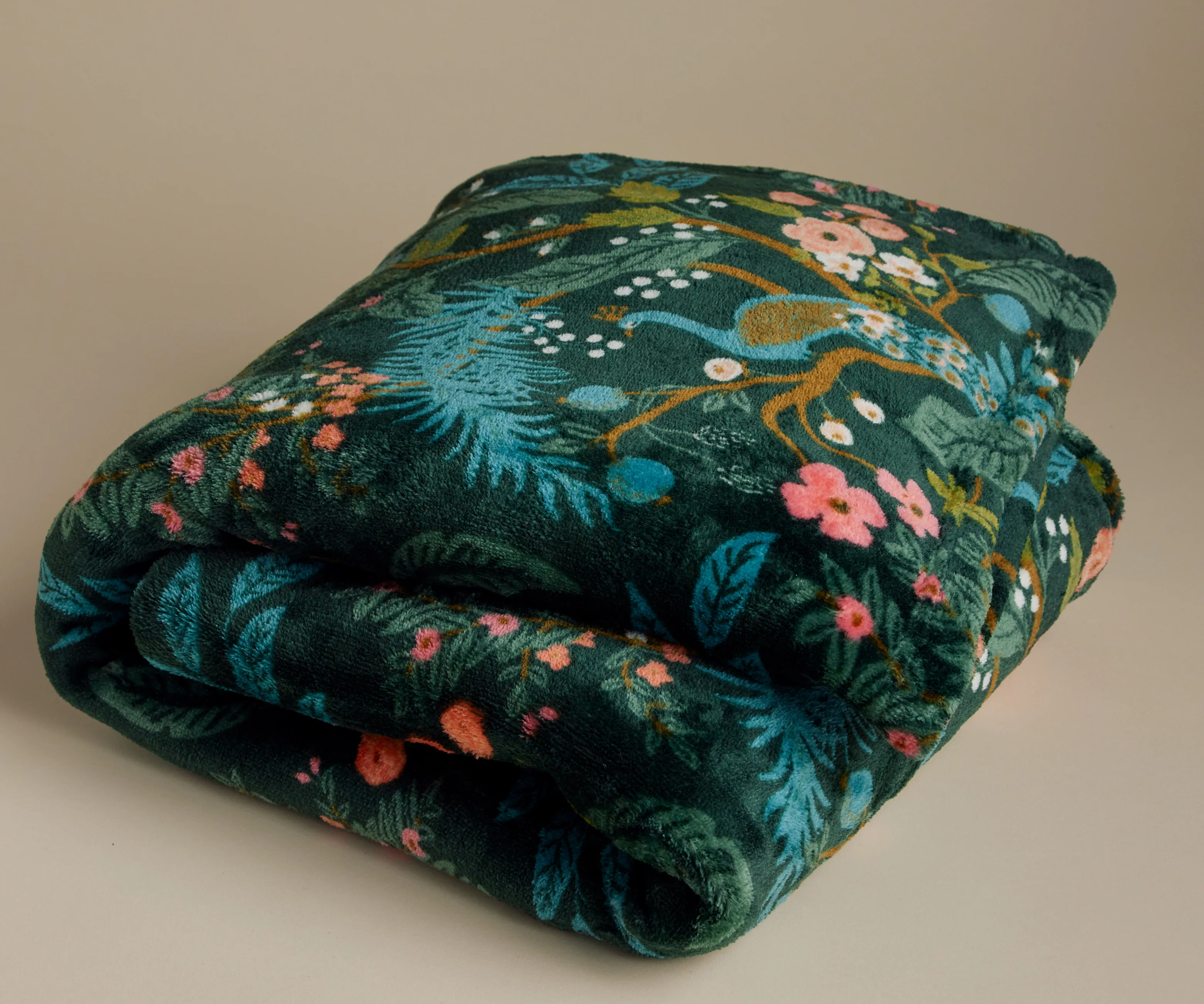Fleece Blanket - Peacock