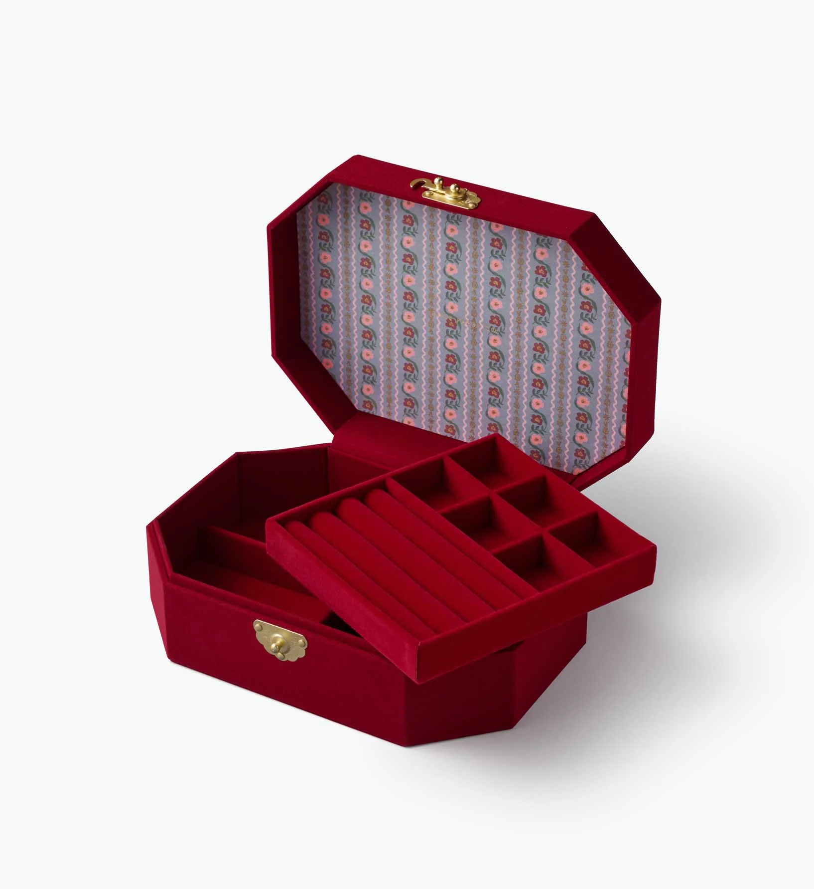 Embroidered Jewelry Box - Gemma