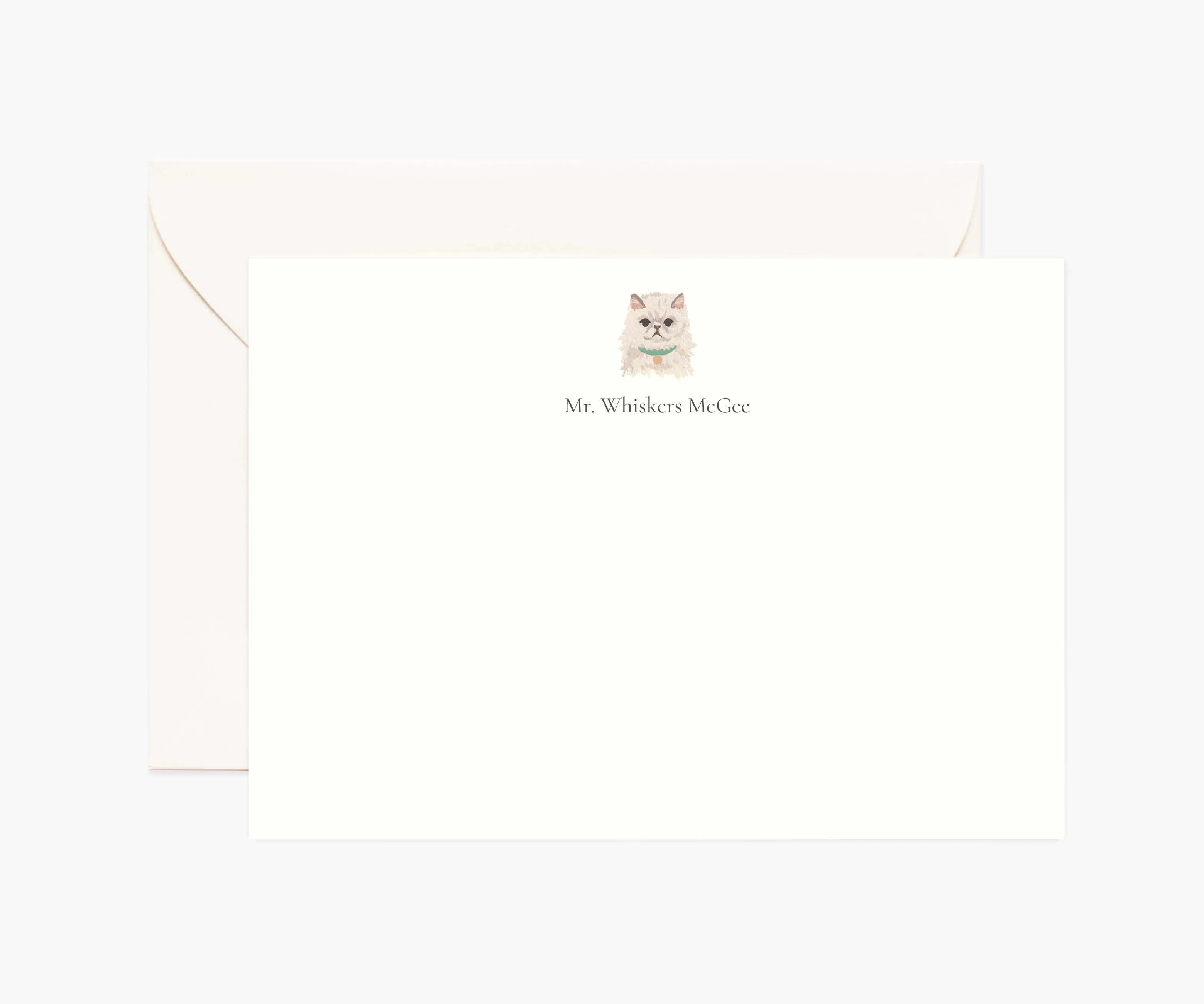 Pets Personalized Stationery - Cat 8