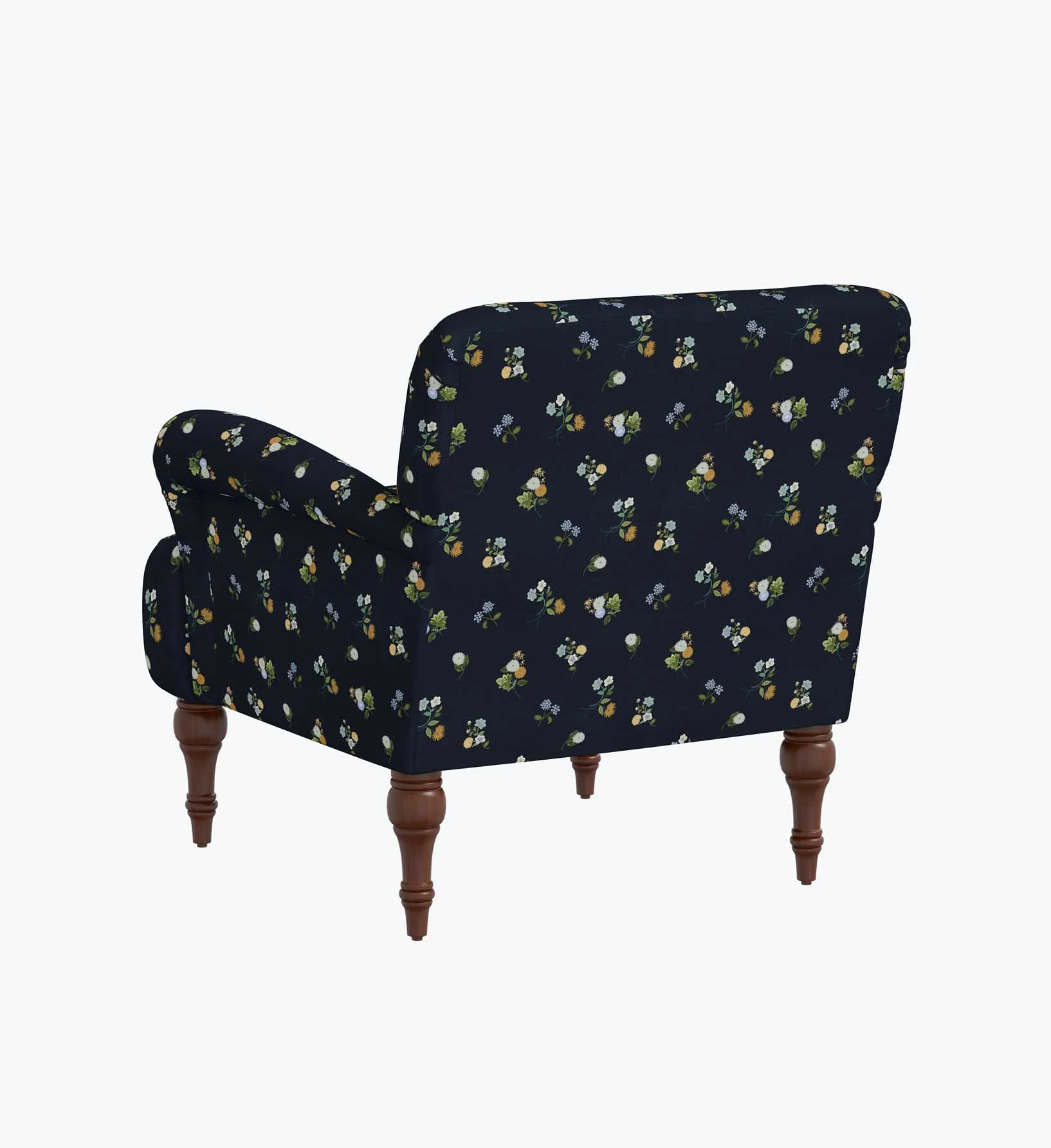 Bristol Armchair - Ditsy Dahlia Navy