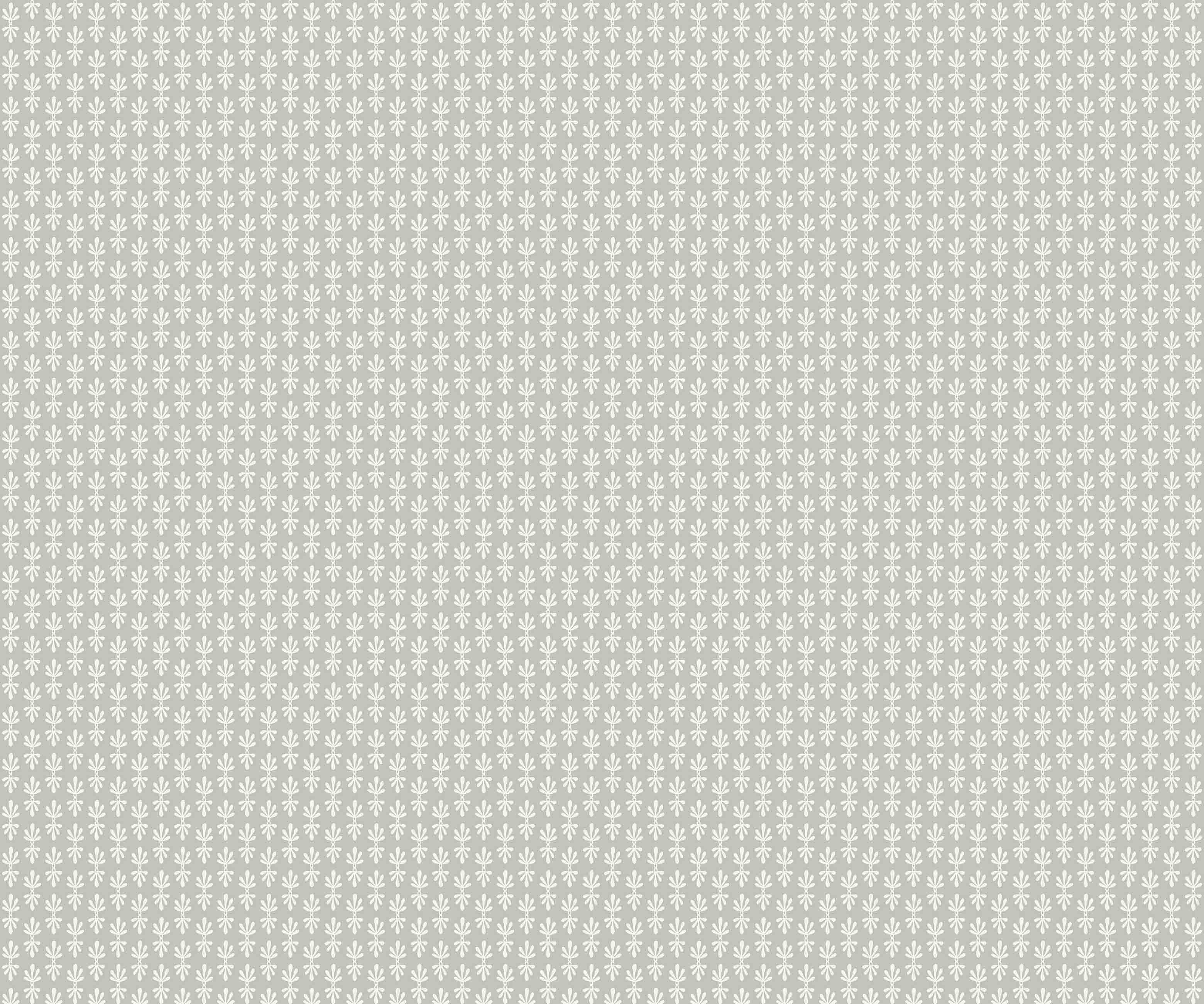 Petal Wallpaper - Grey & White