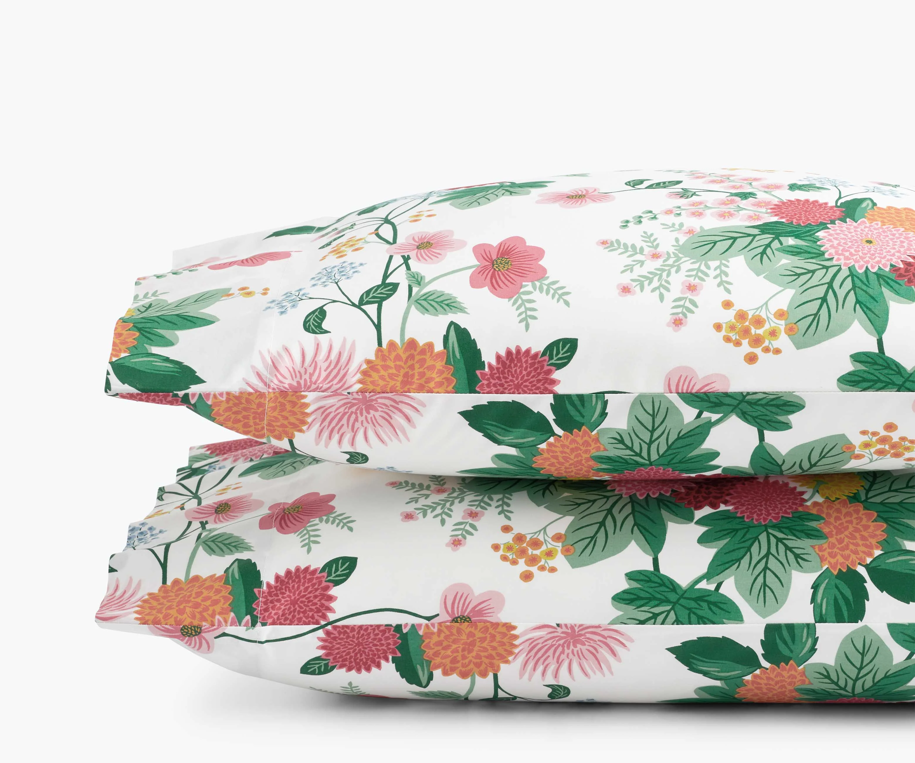 Percale Pillowcases - Dahlia