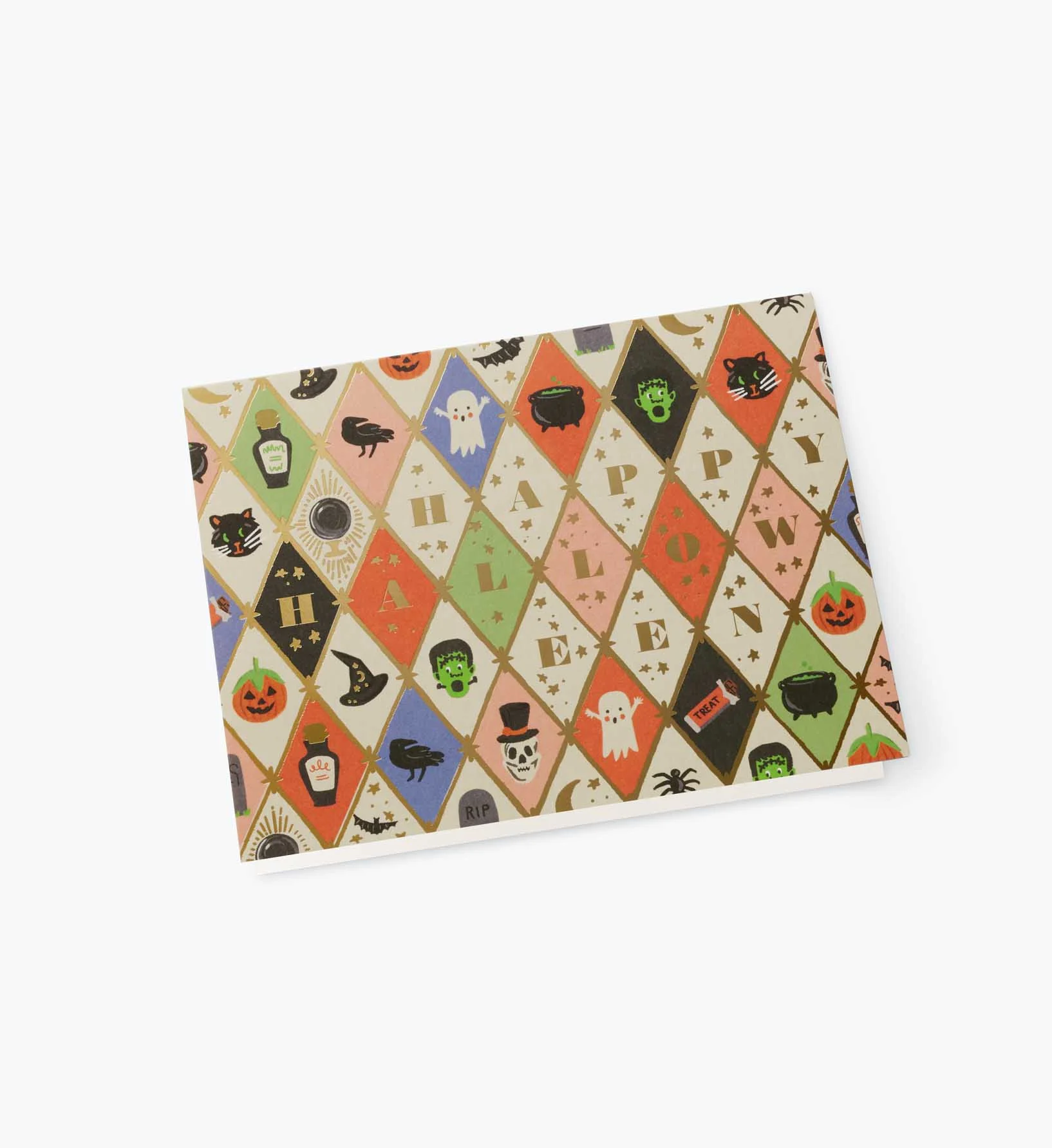 Halloween Argyle Card