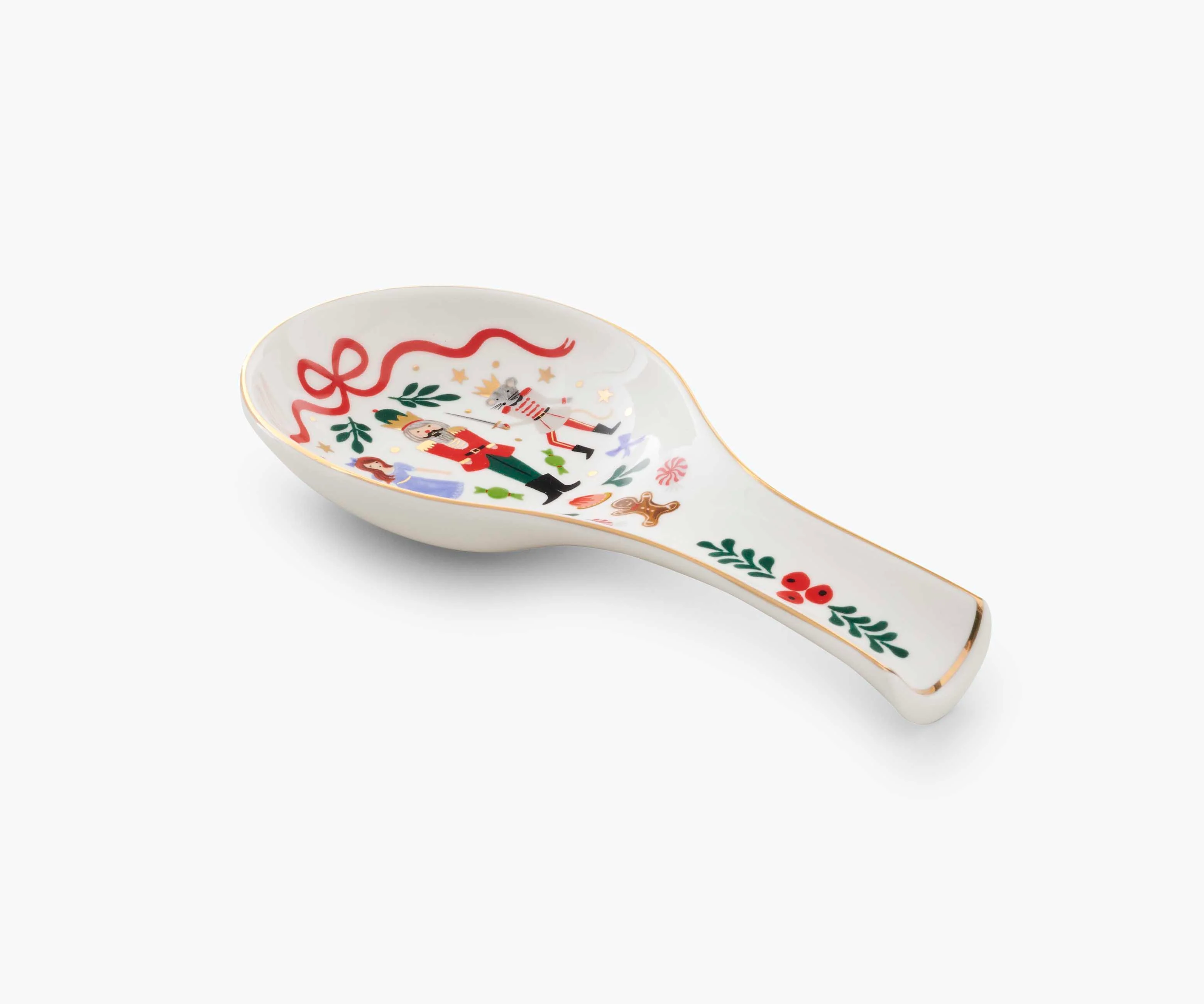 Porcelain Spoon Rest - Nutcracker