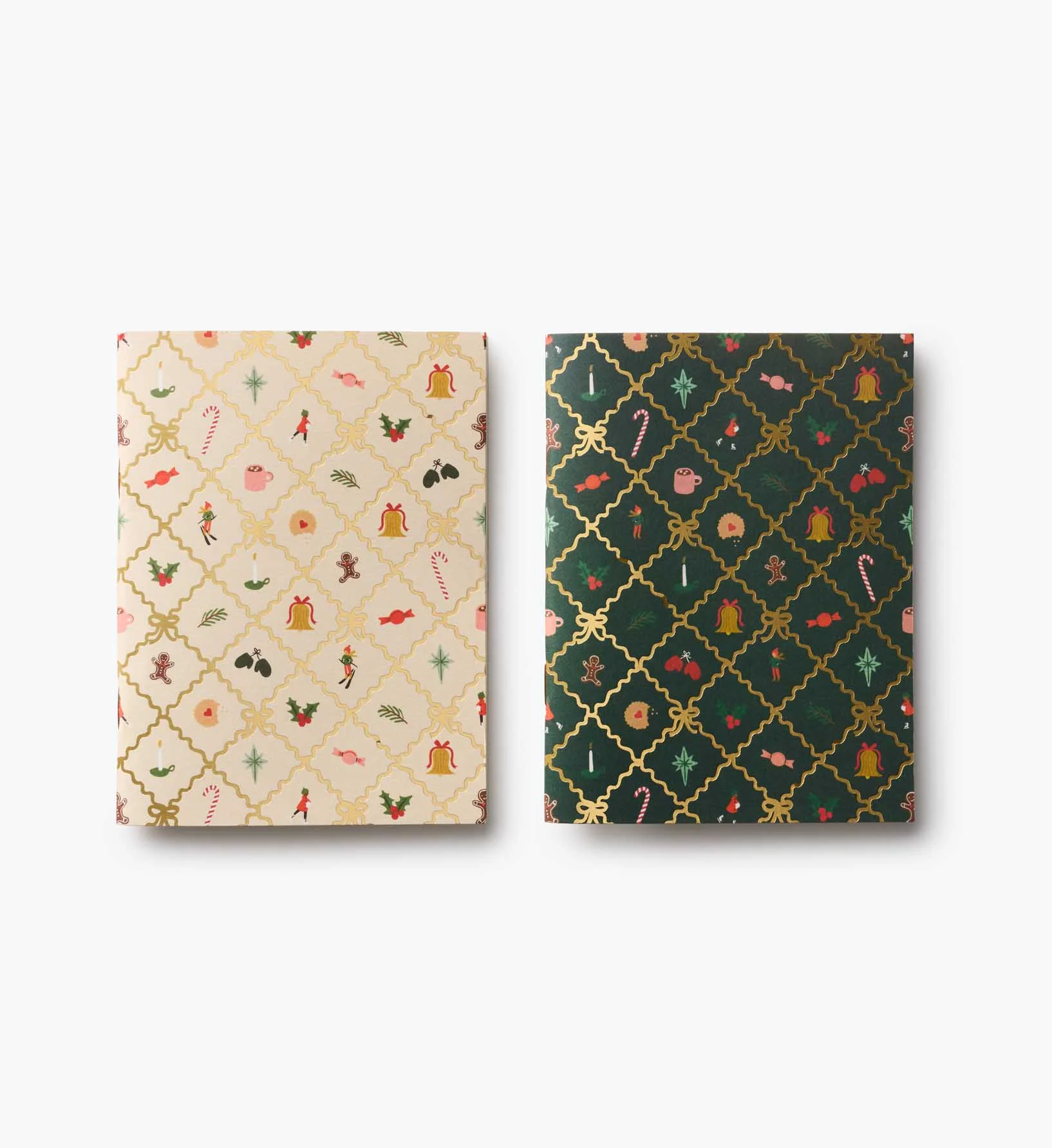 Pocket Notebook Set - Holiday Argyle