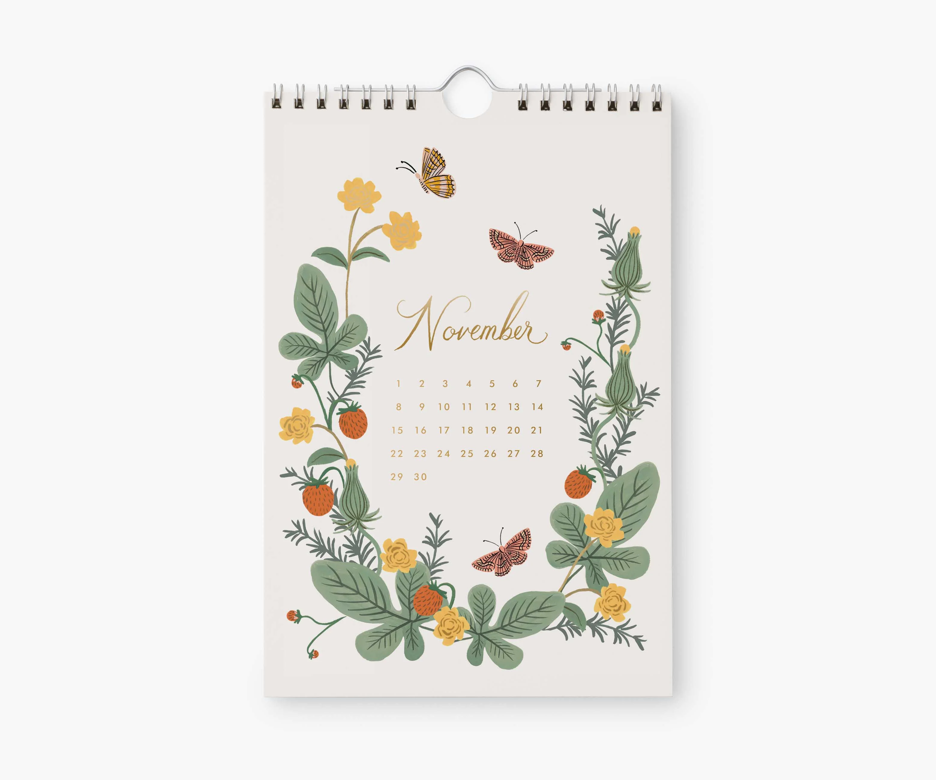 2026 Kitchen Calendar - Strawberry Fields