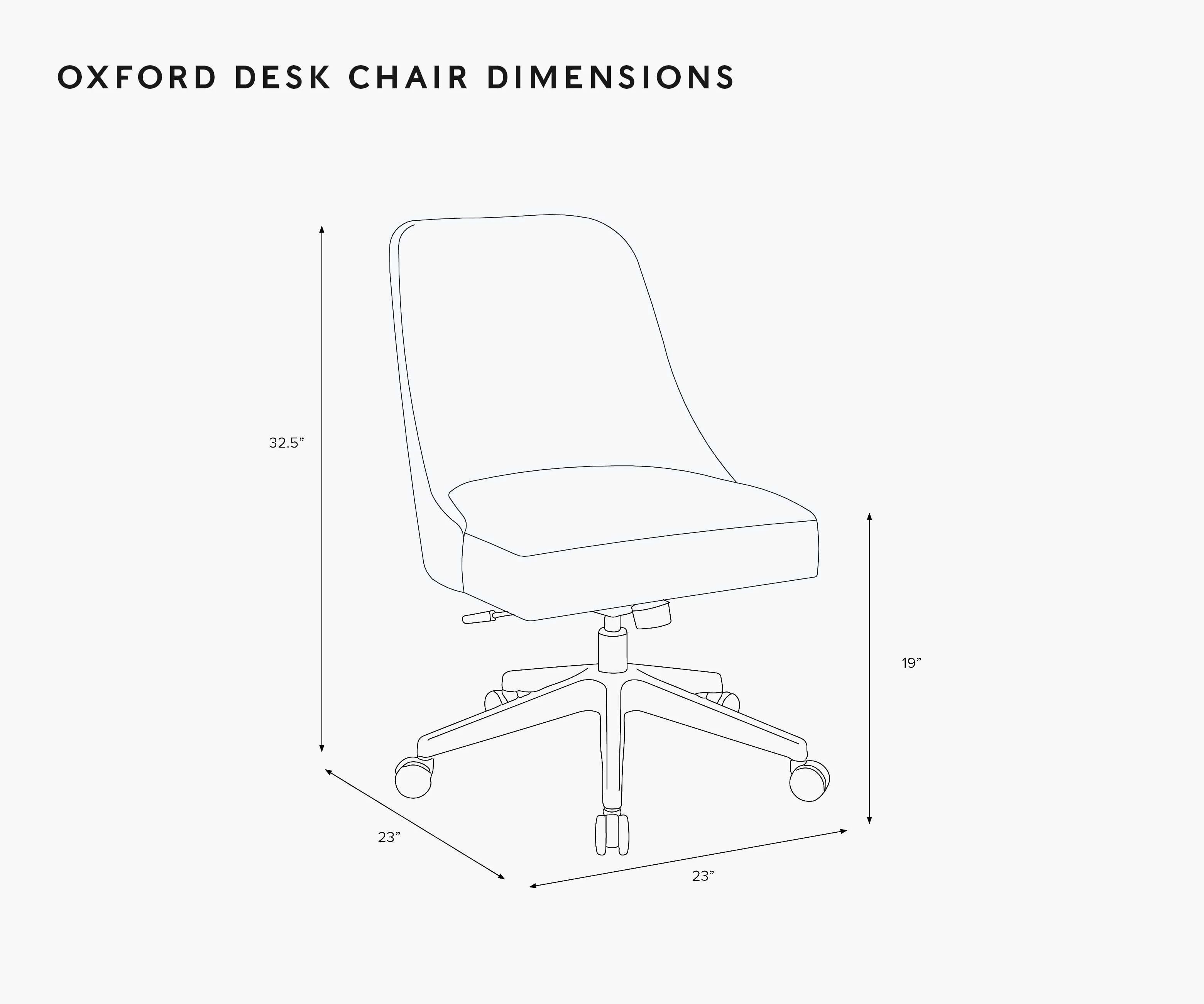Oxford Desk Chair - Bramble