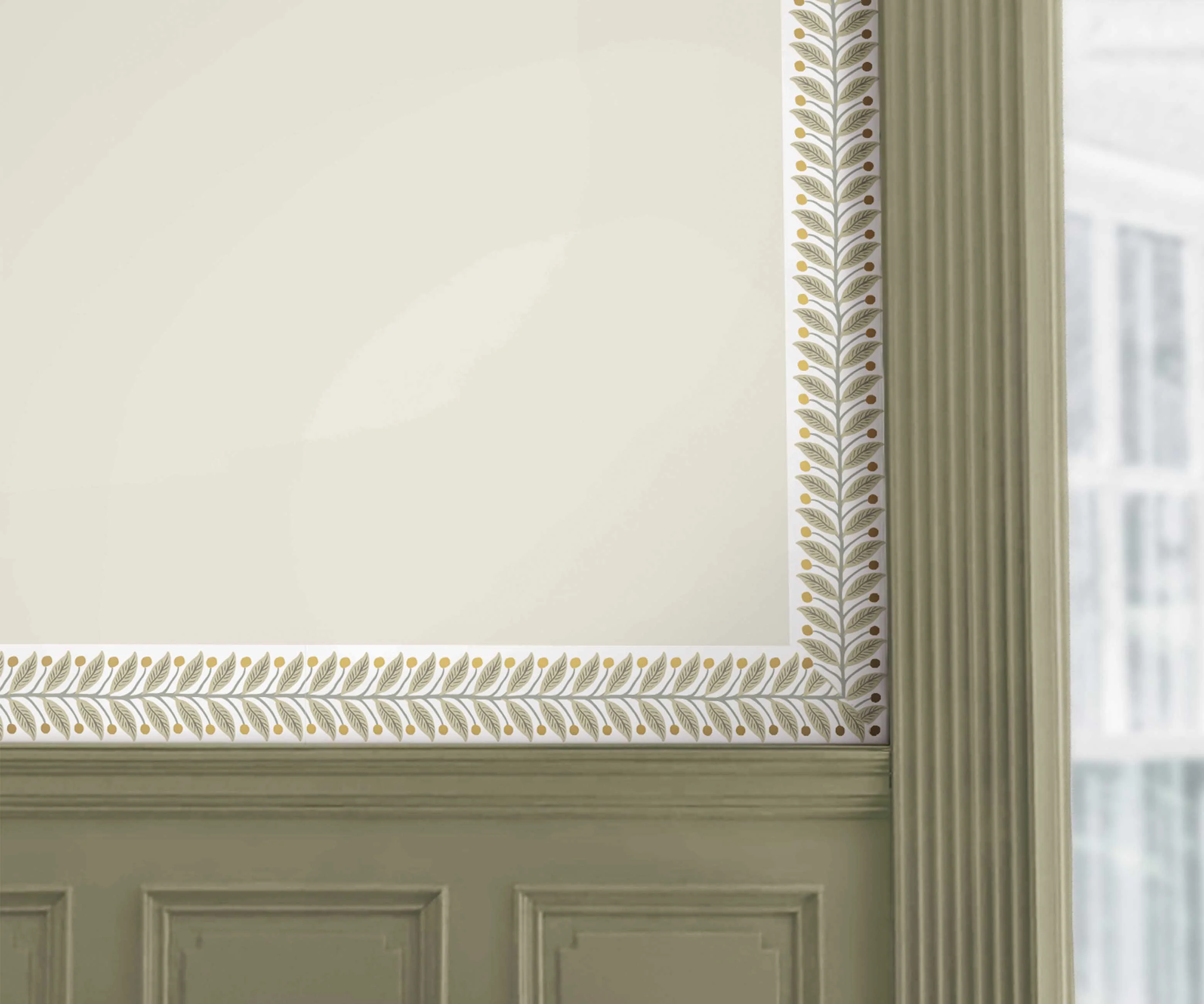 Trim Wallpaper Sample - Linen