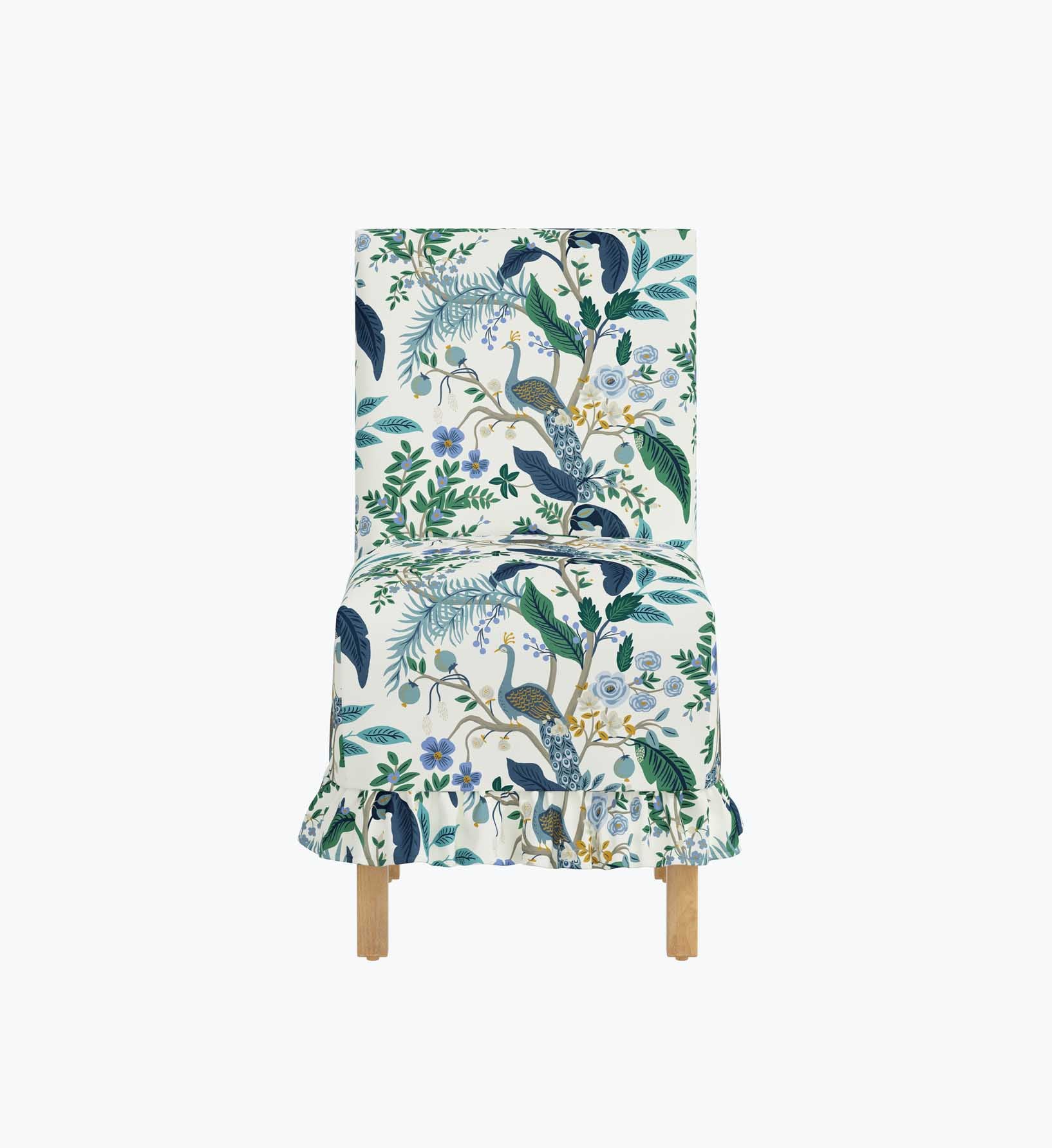 Louise Slipcover - Peacock