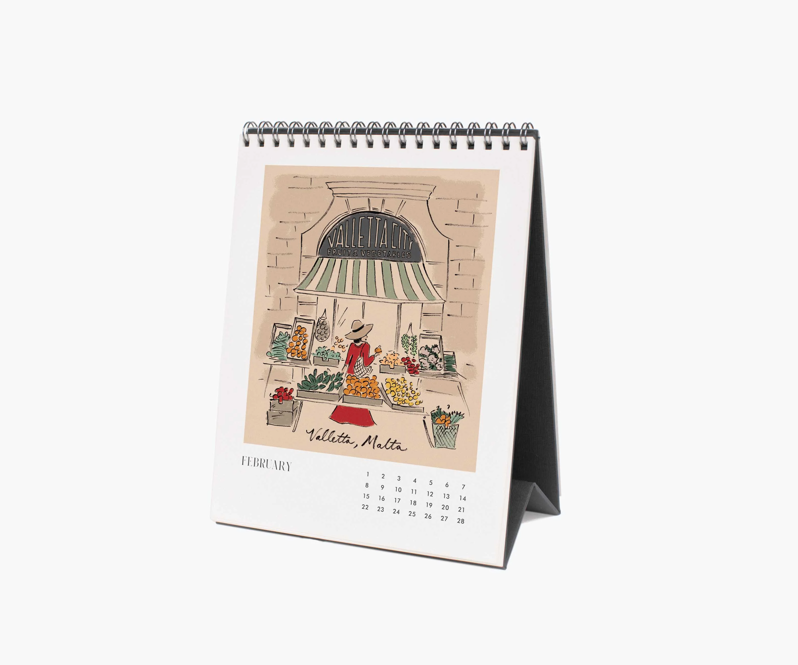 2026 Desk Calendar - Travel Sketchbook