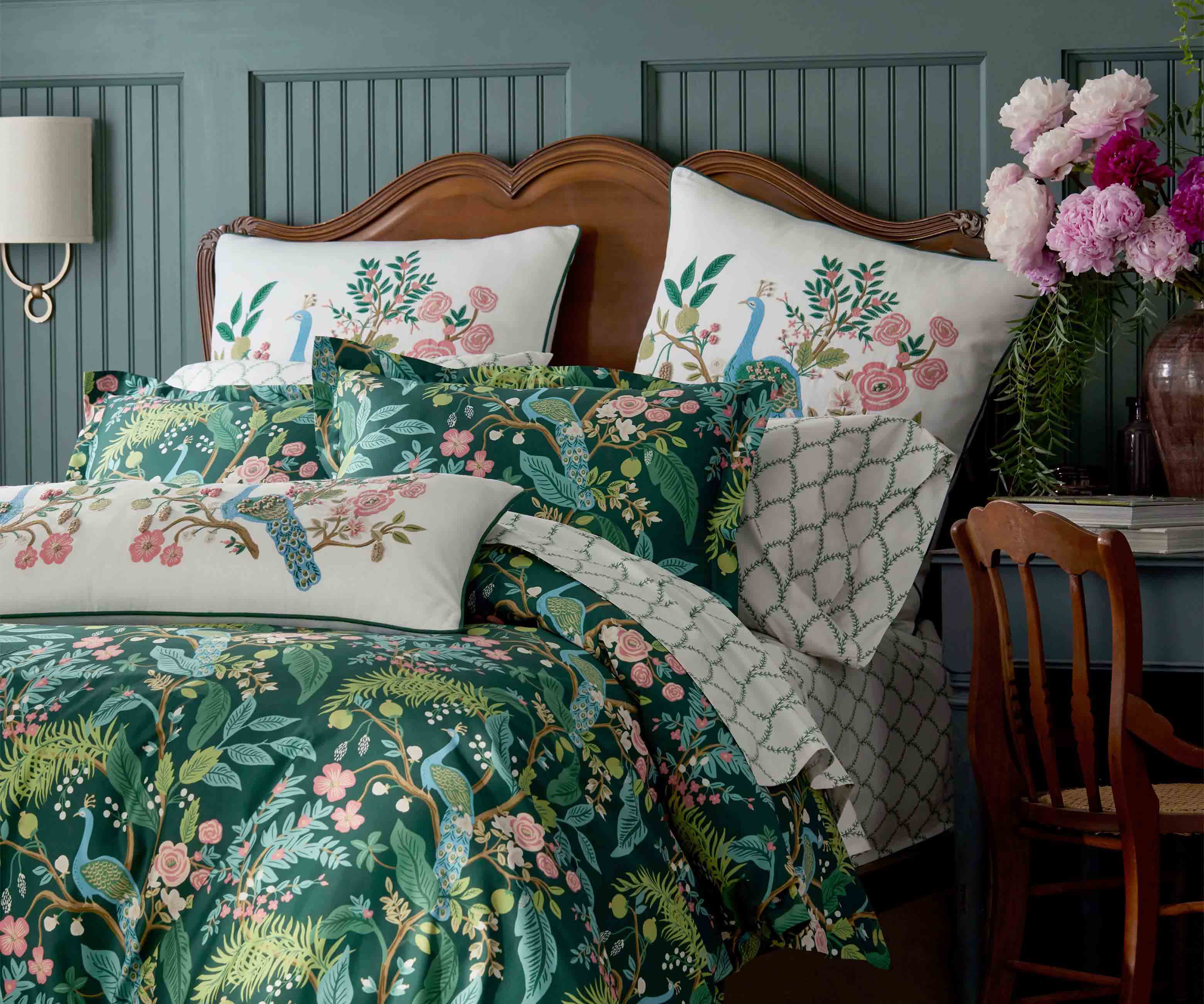 Sateen Comforter - Peacock Emerald