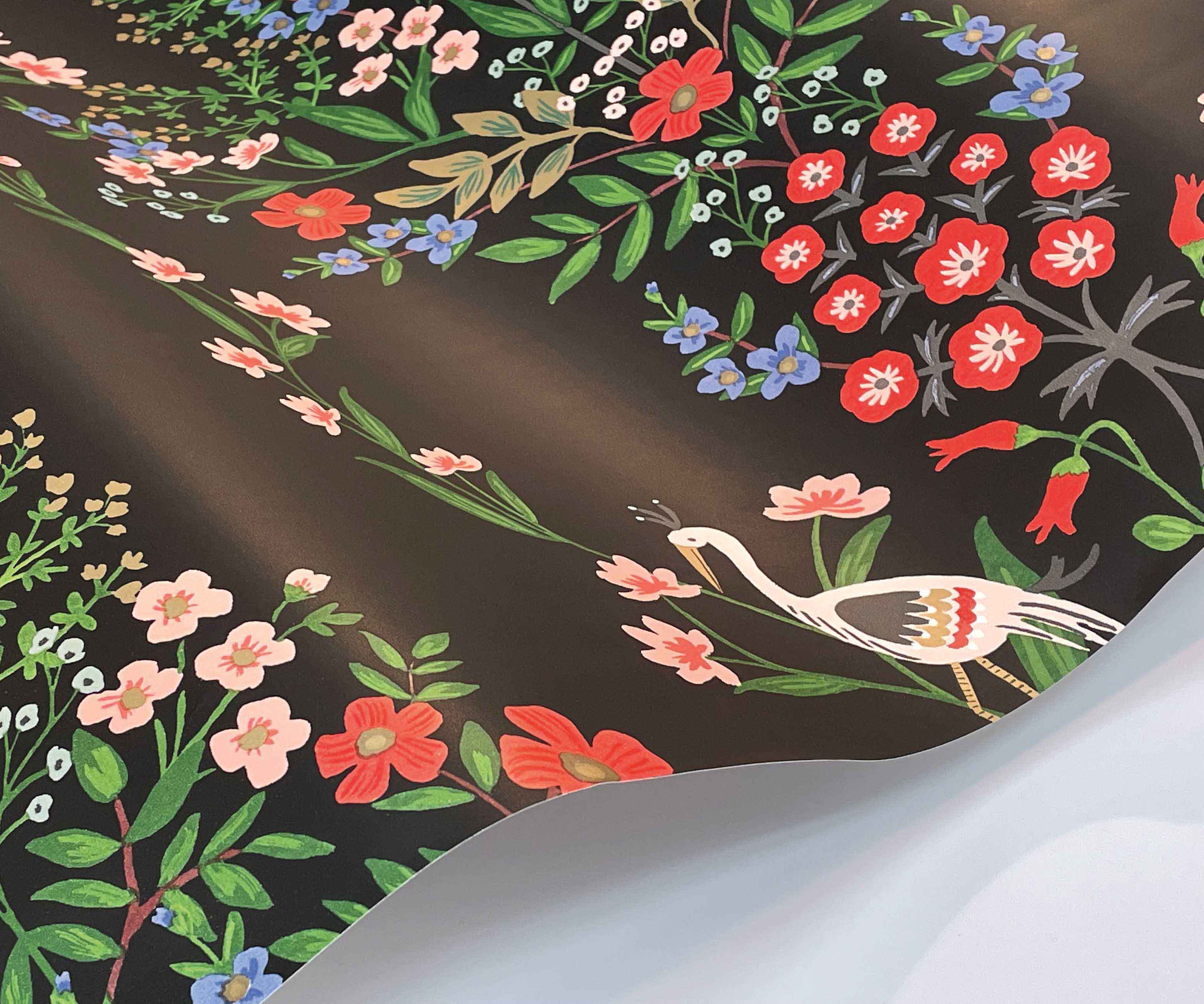 Luxembourg Wallpaper - Black Multi