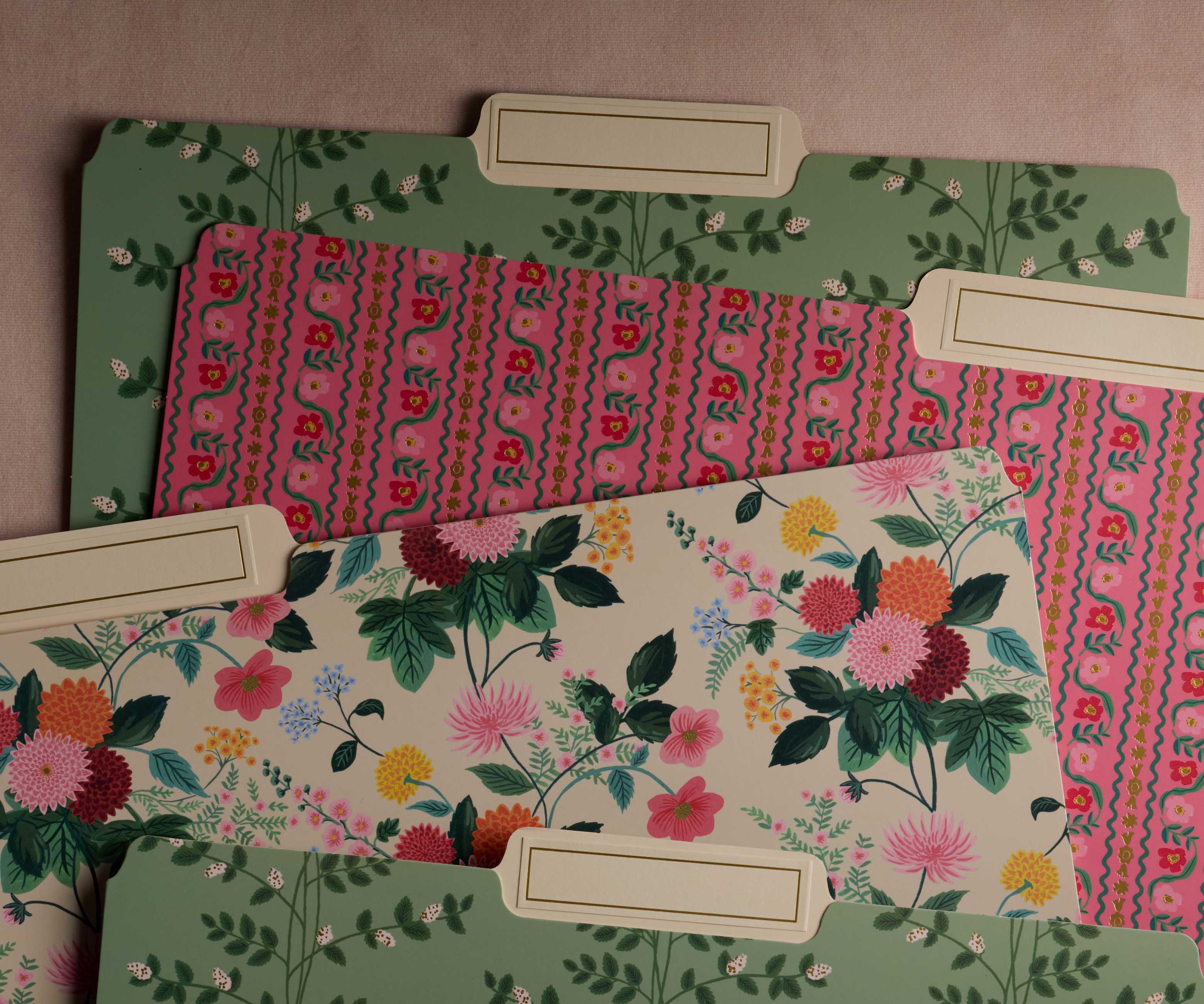 Assorted File Folders - Dahlia