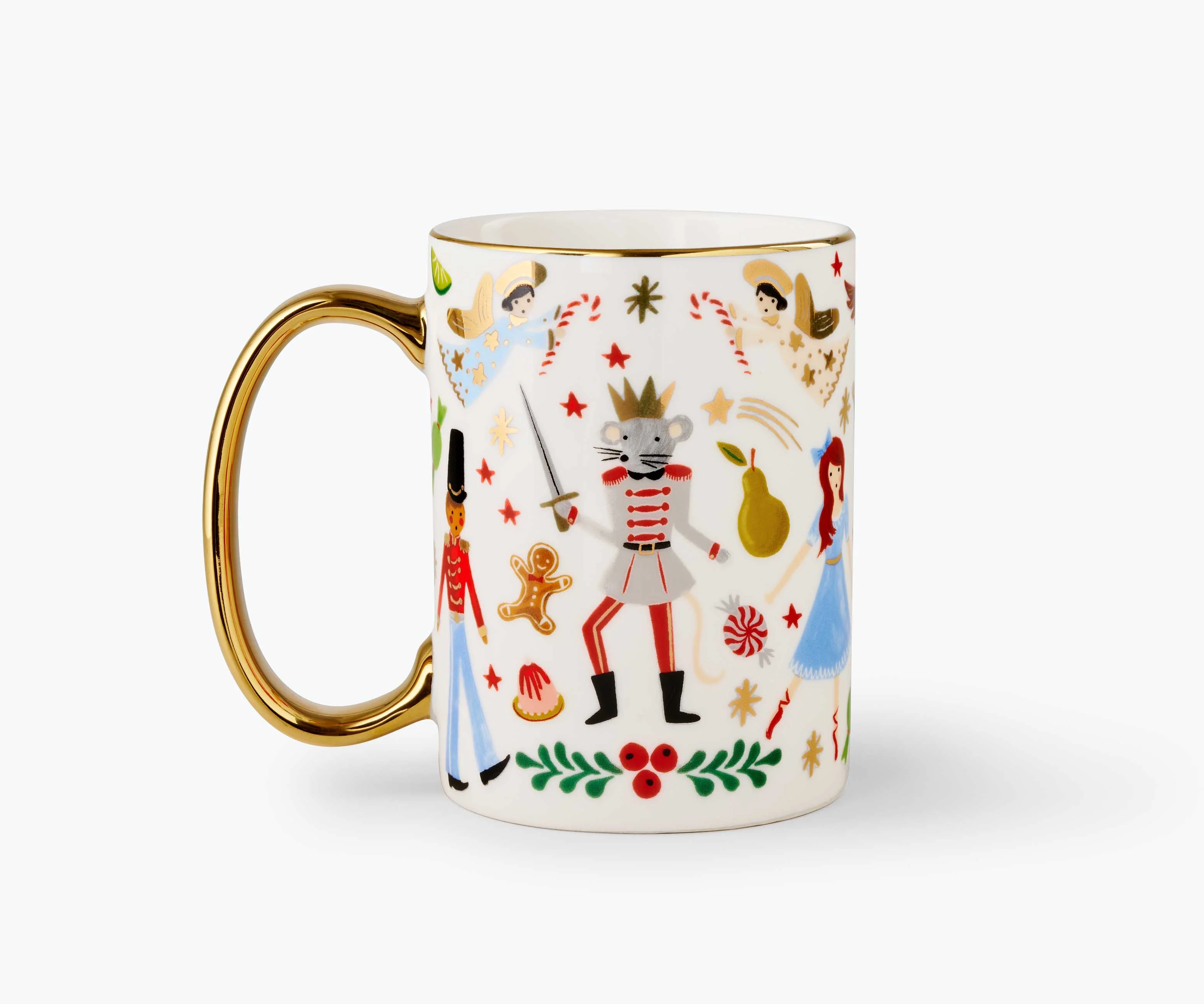 Holiday Porcelain Mug - Nutcracker