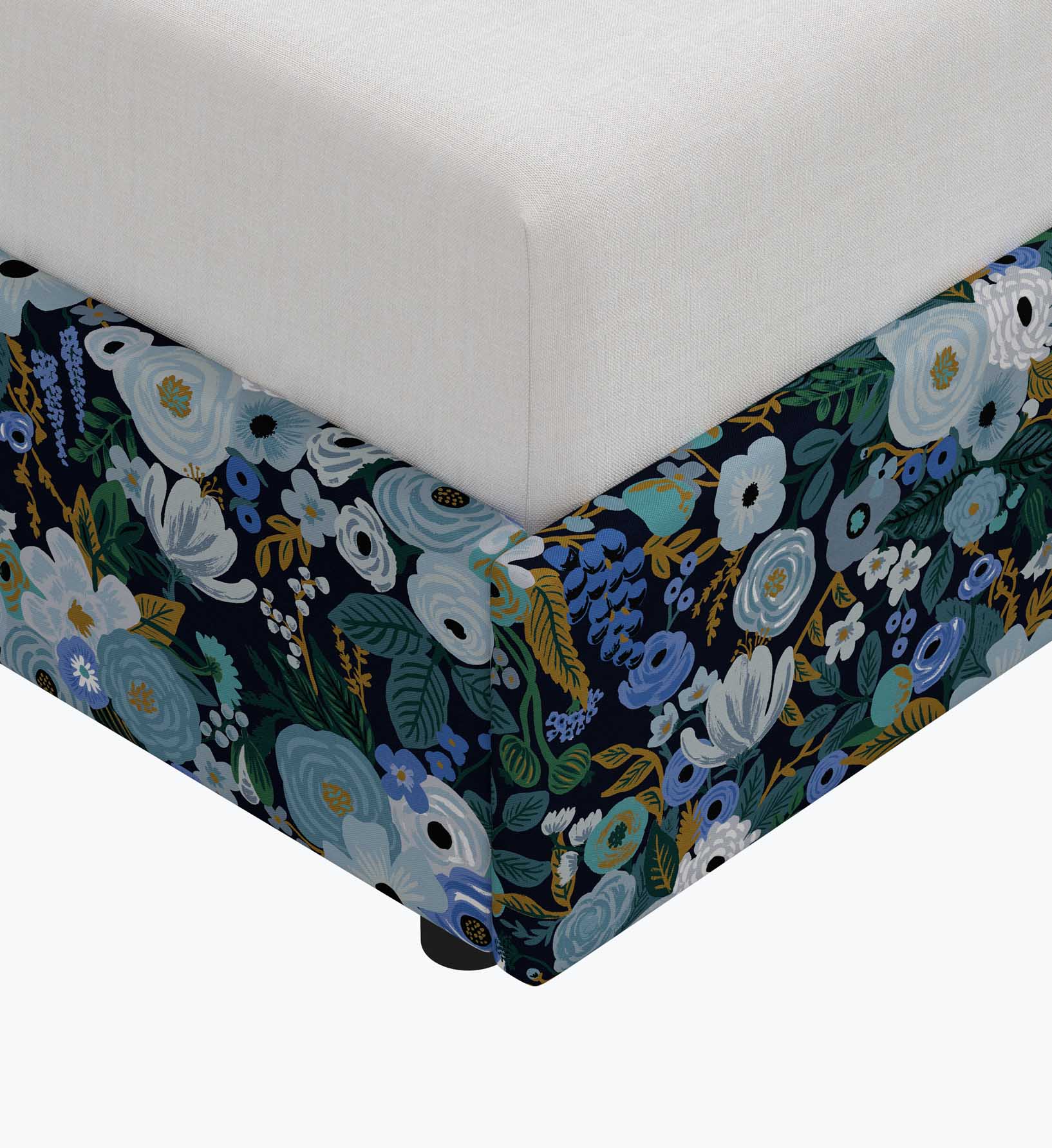 Hampton Bed - Garden Party Blue