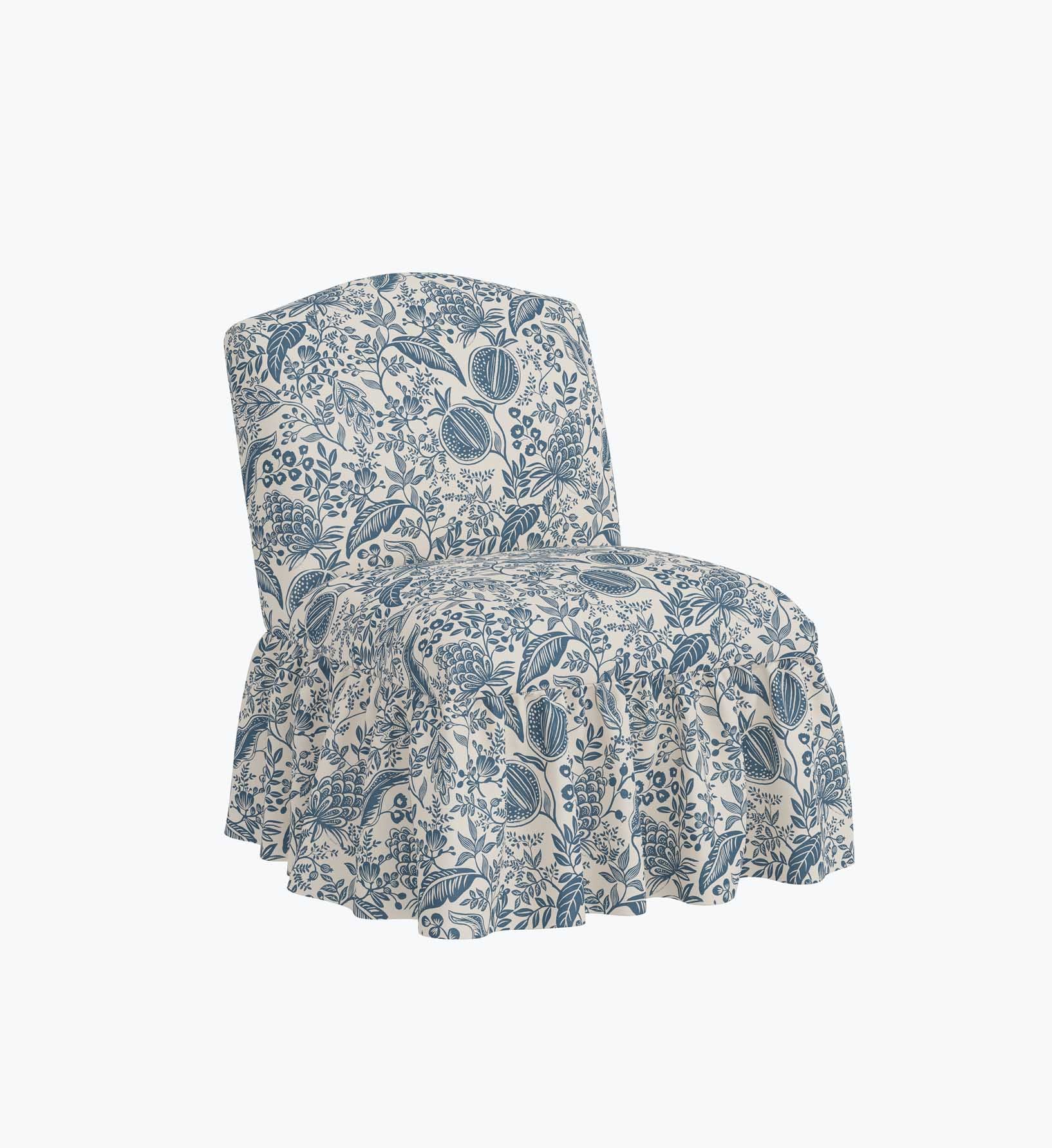 Edie Slipper Chair - Pomegranate