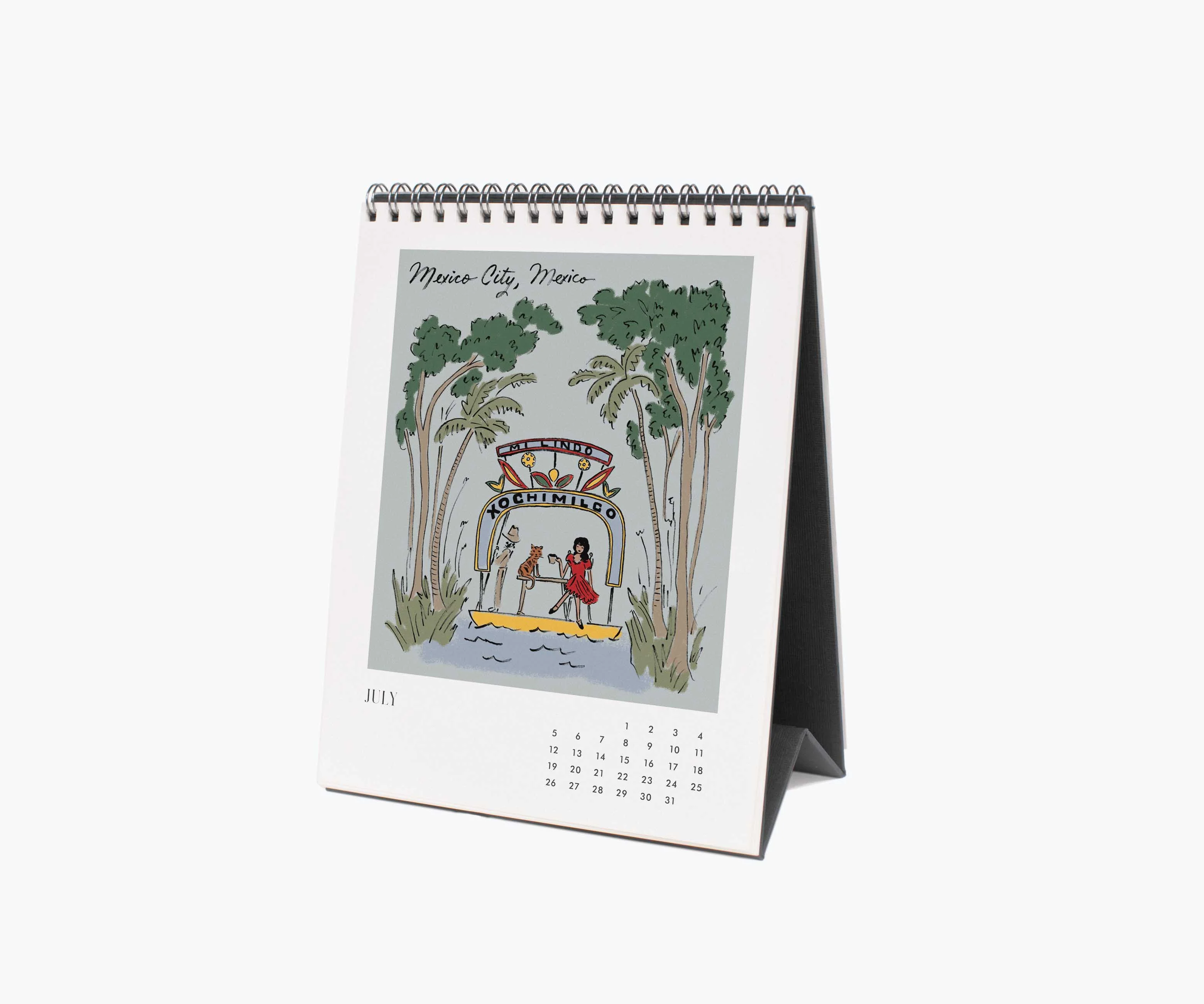 2026 Desk Calendar - Travel Sketchbook
