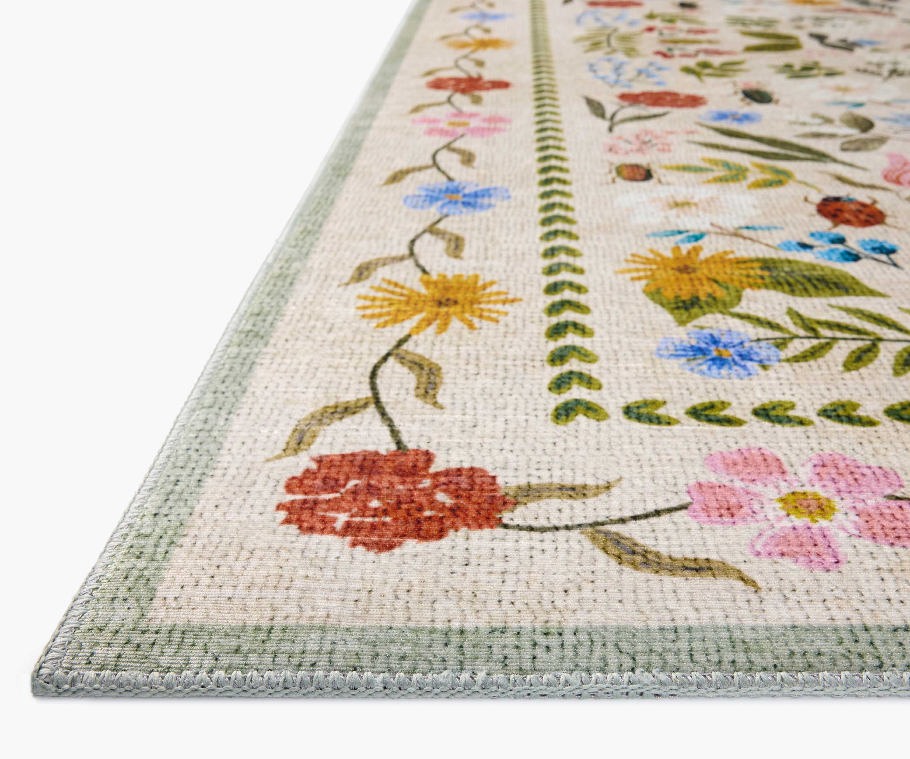 Canopy Curio Printed Rug - Cream