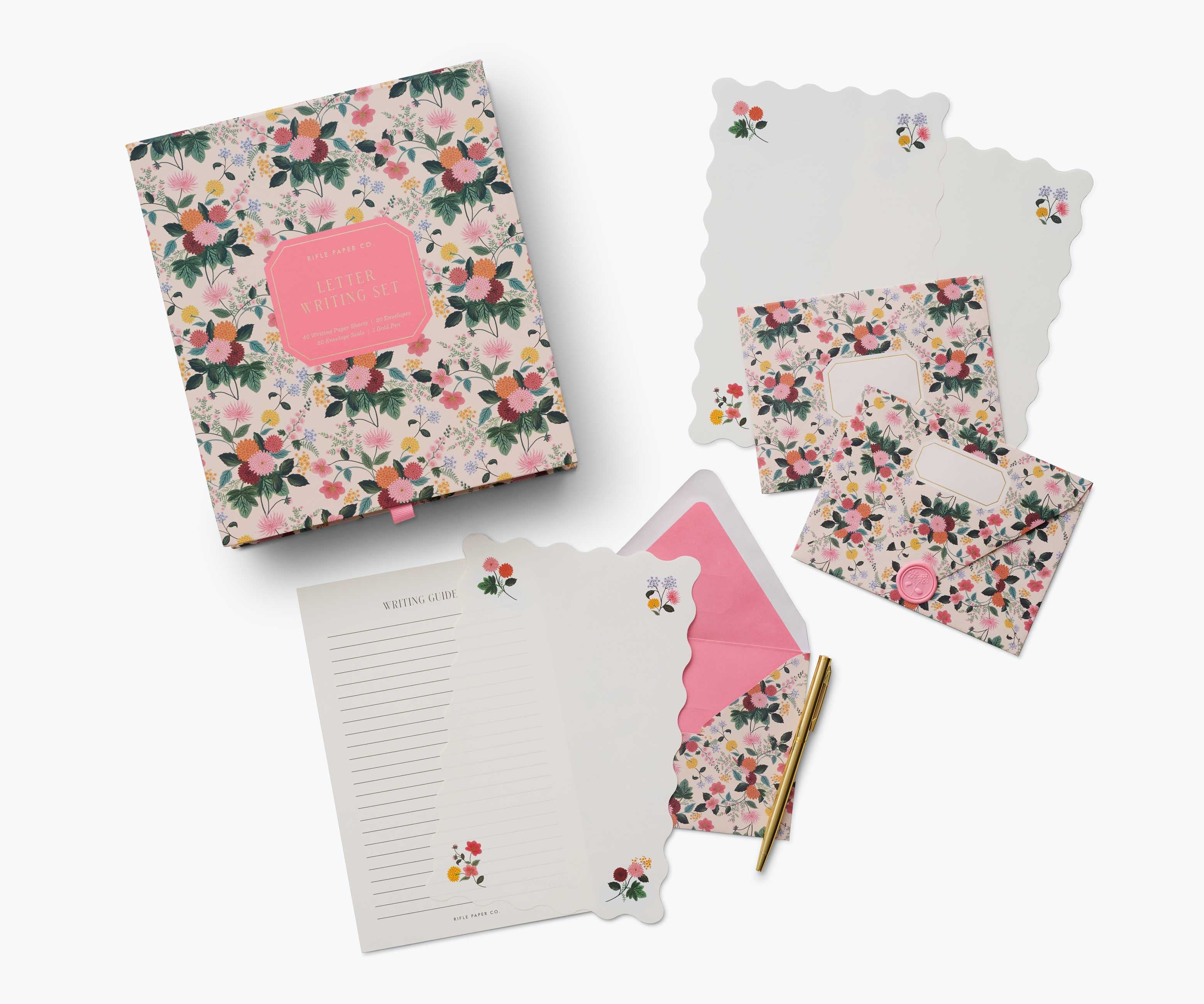 Letter Writing Set - Dahlia