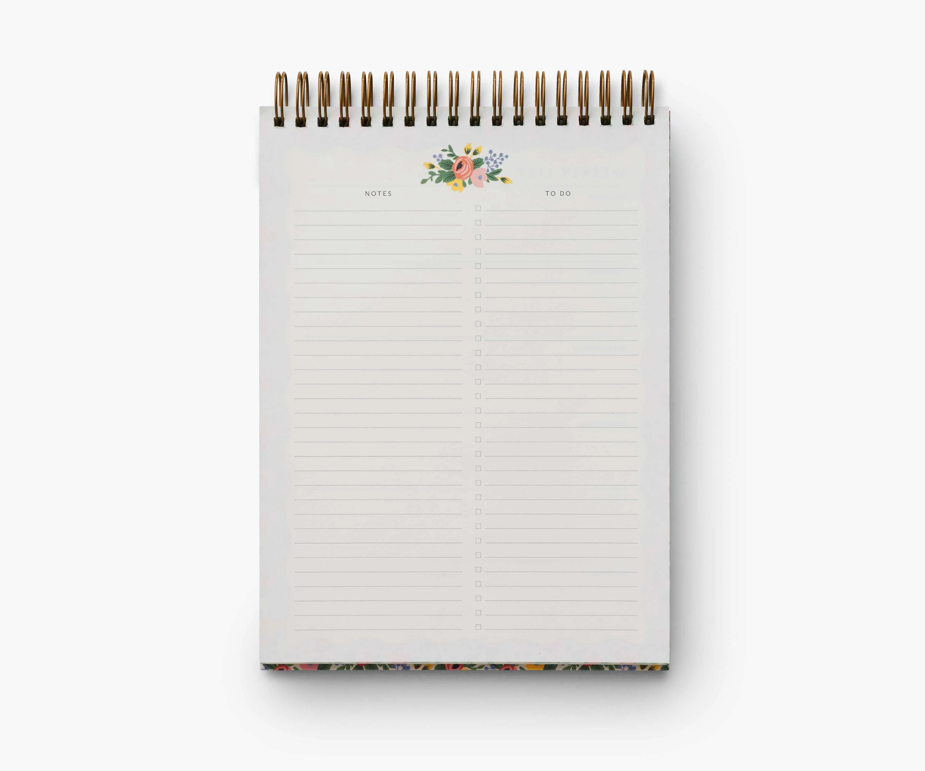 Desktop Weekly Planner - Rosa