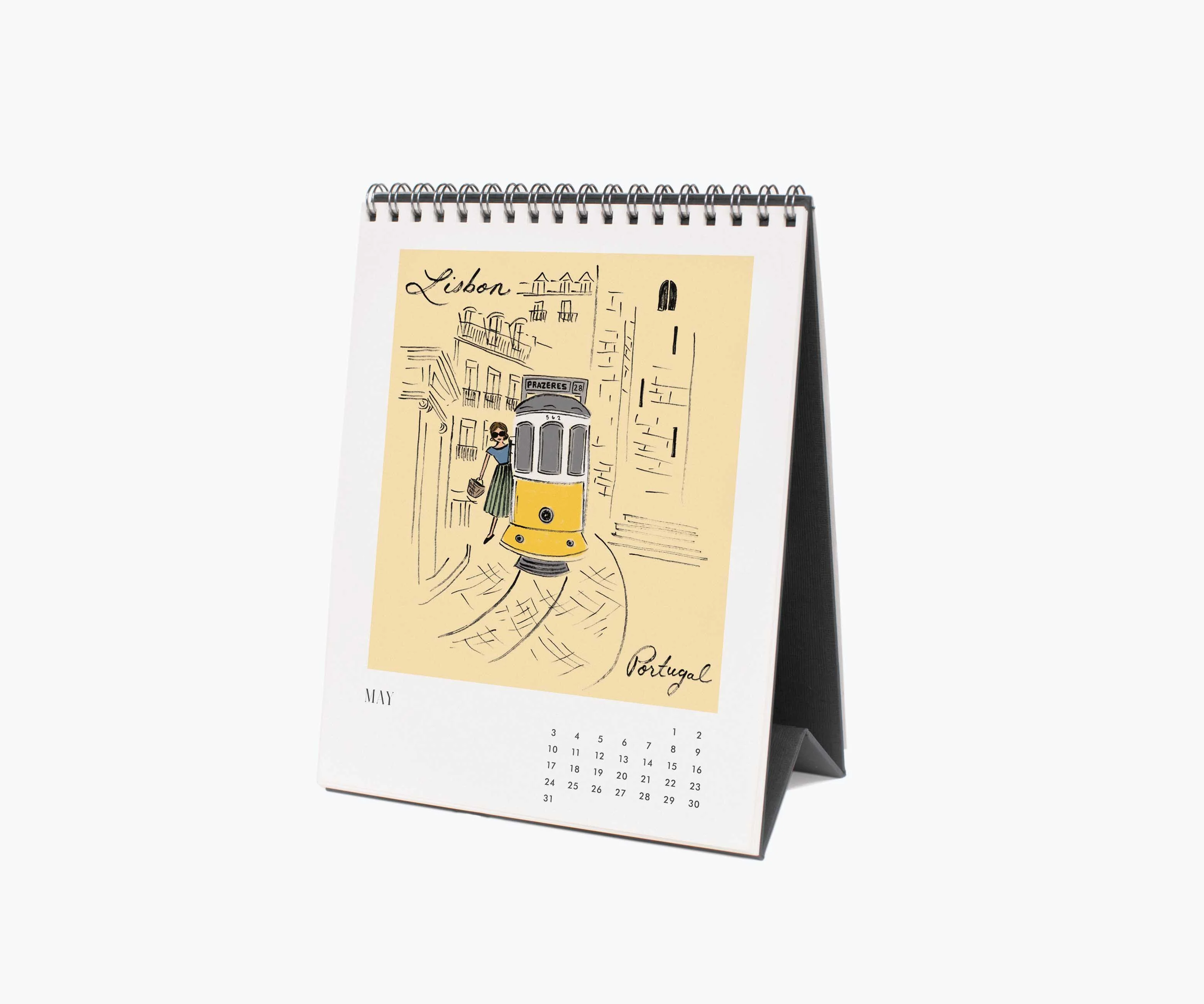 2026 Desk Calendar - Travel Sketchbook