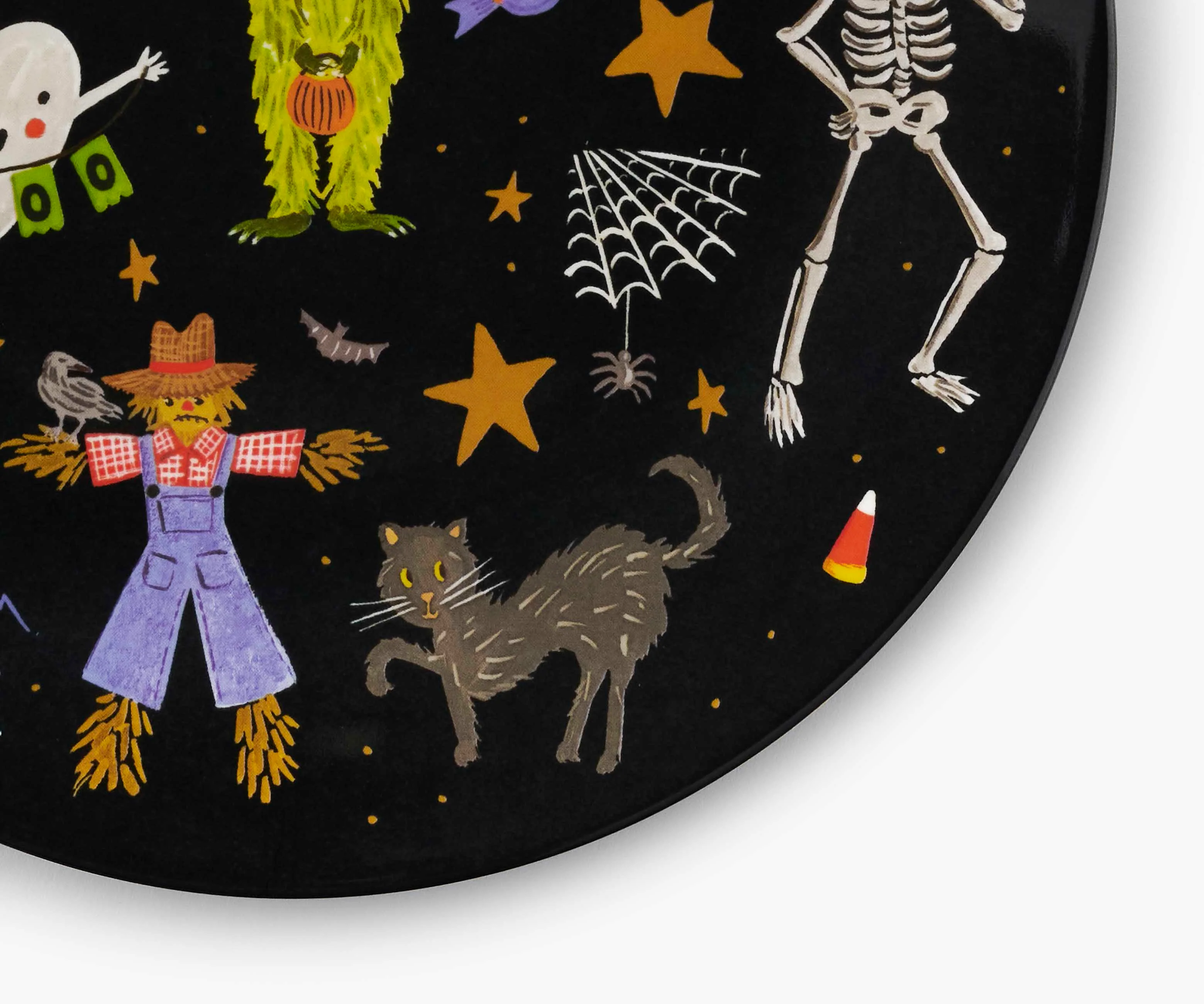 Melamine Assorted Dessert Plates - Halloween Parade