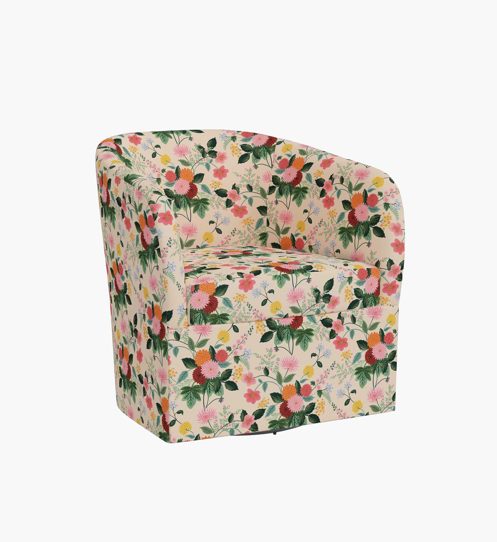 Pembroke Swivel Chair - Dahlia