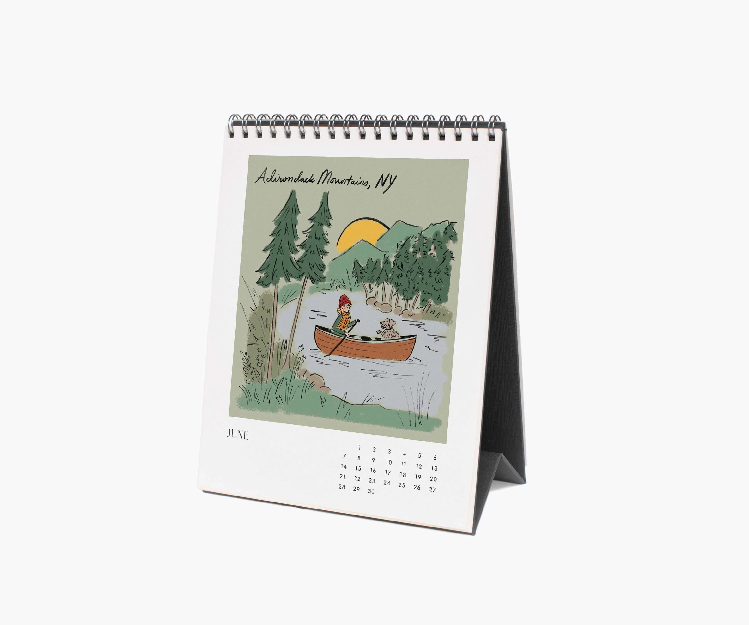 2026 Desk Calendar - Travel Sketchbook