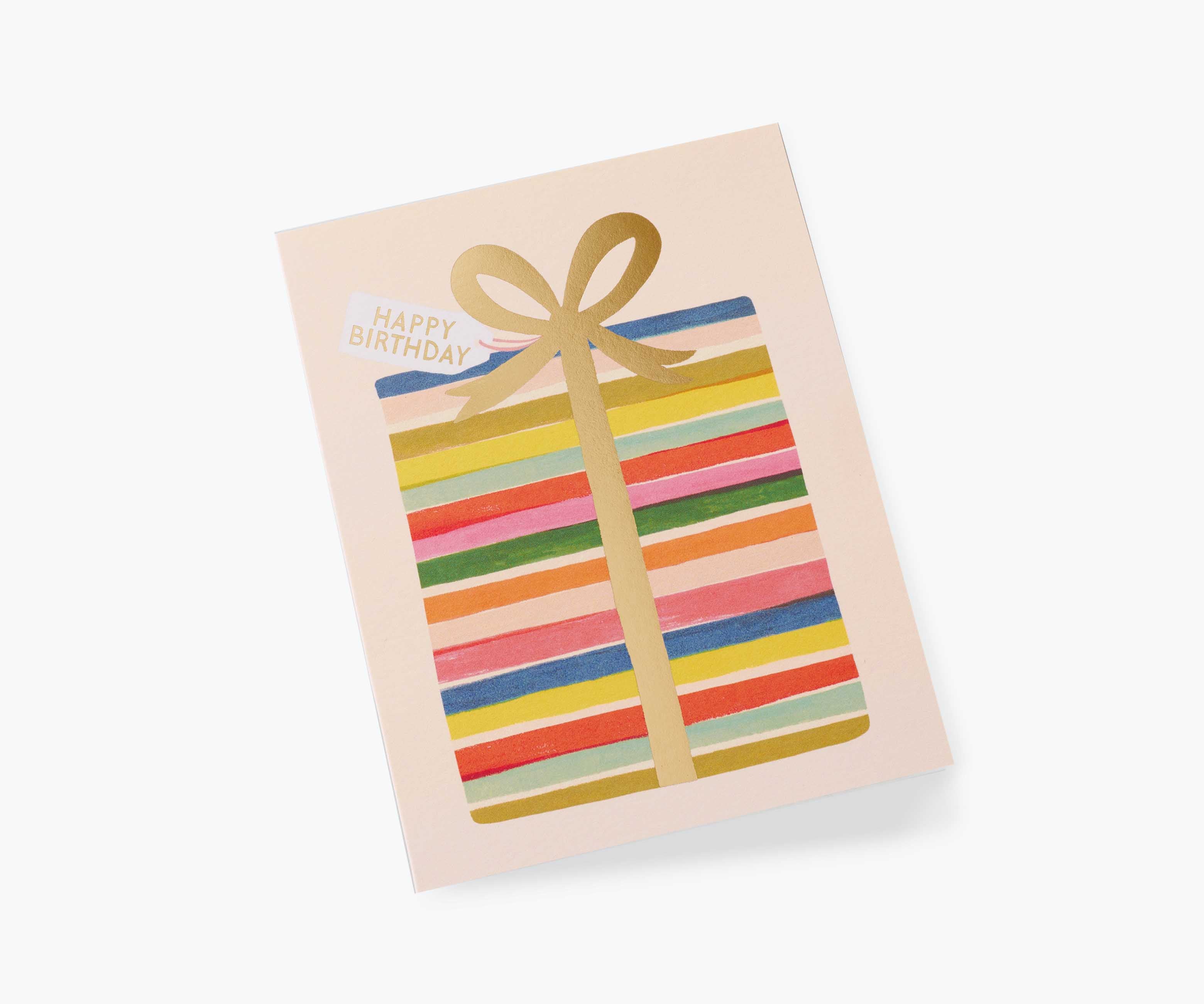 Feliz Birthday Present Greeting Card