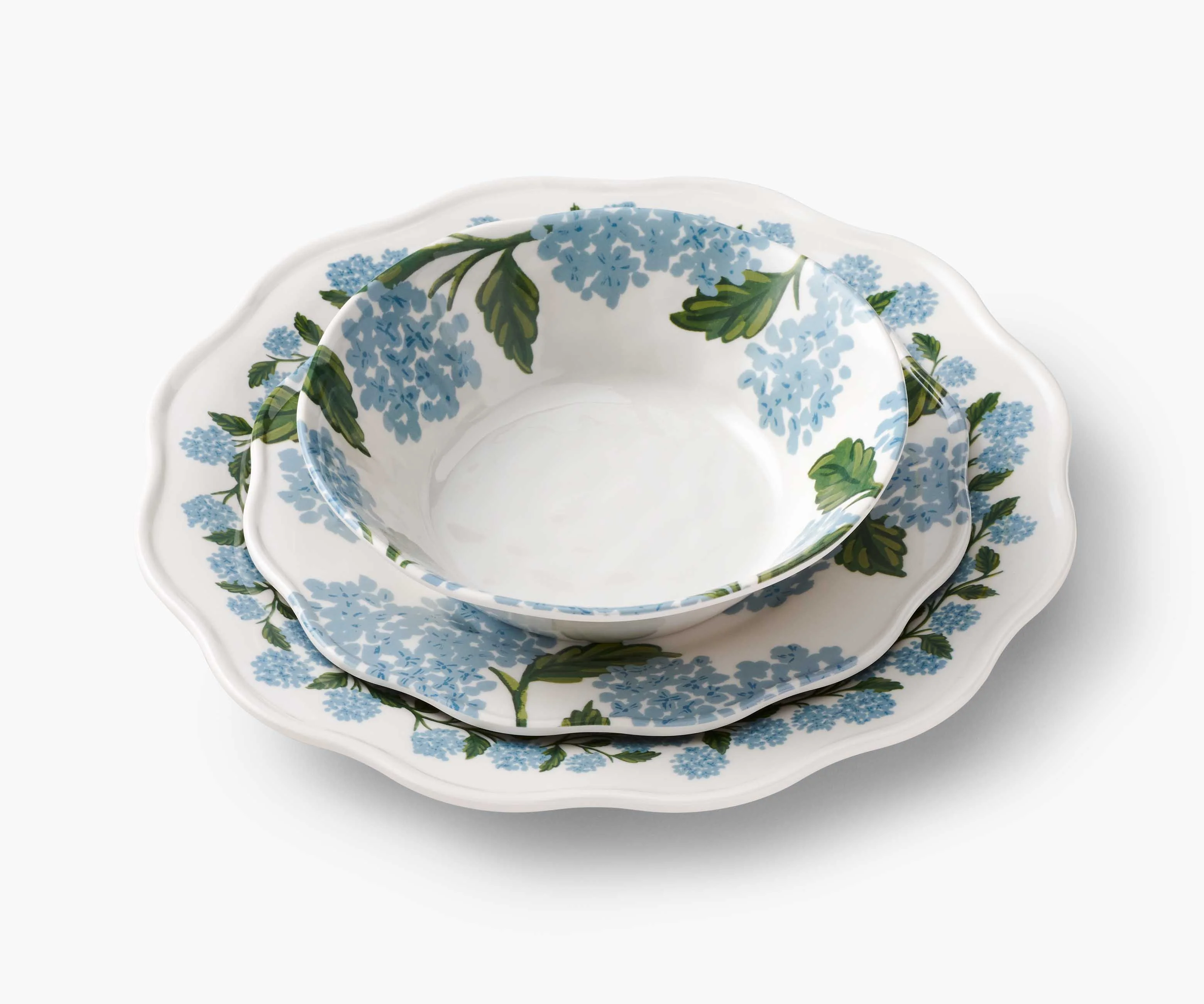 Melamine Assorted Bowls - Hydrangea