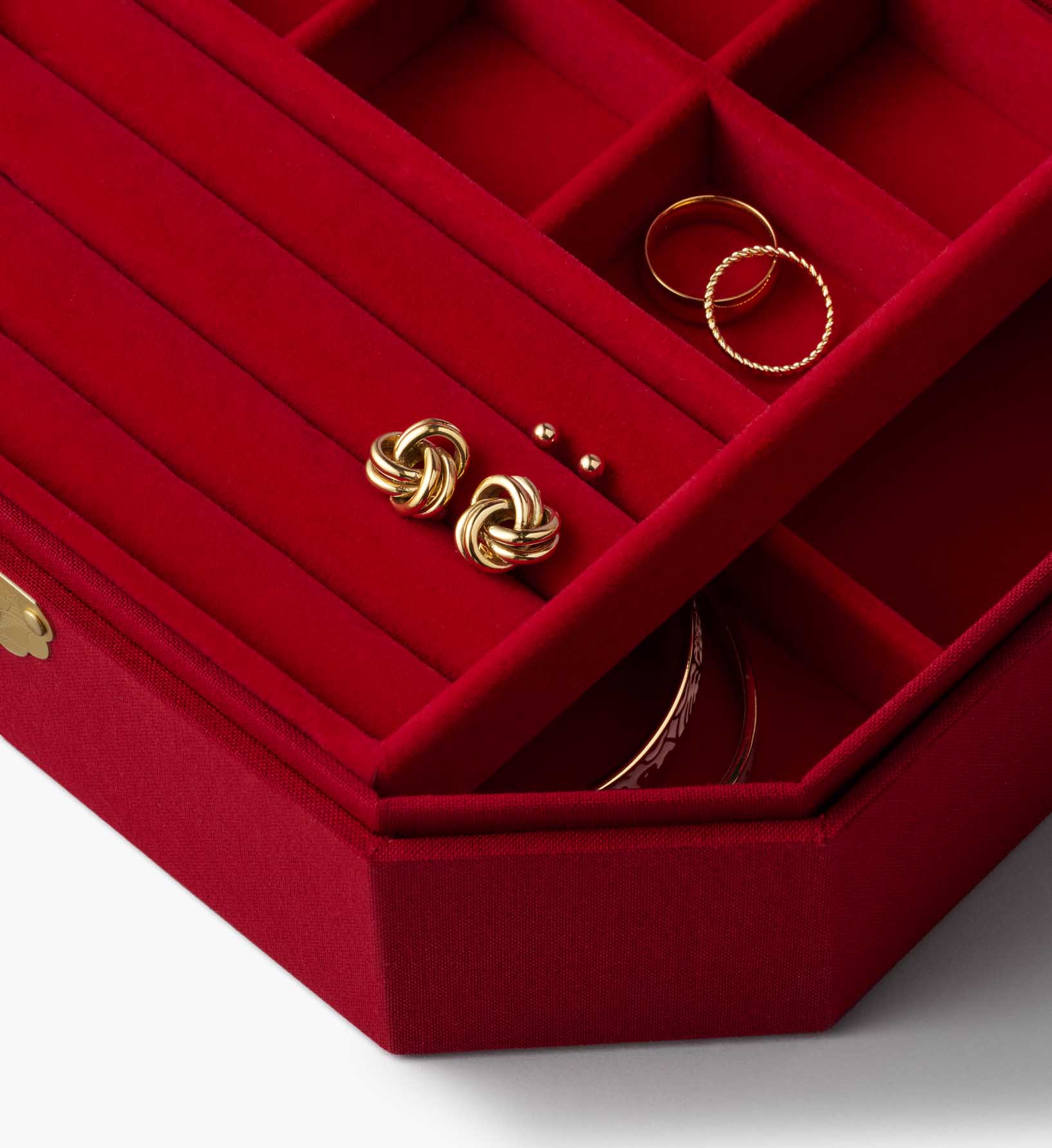 Embroidered Jewelry Box - Gemma