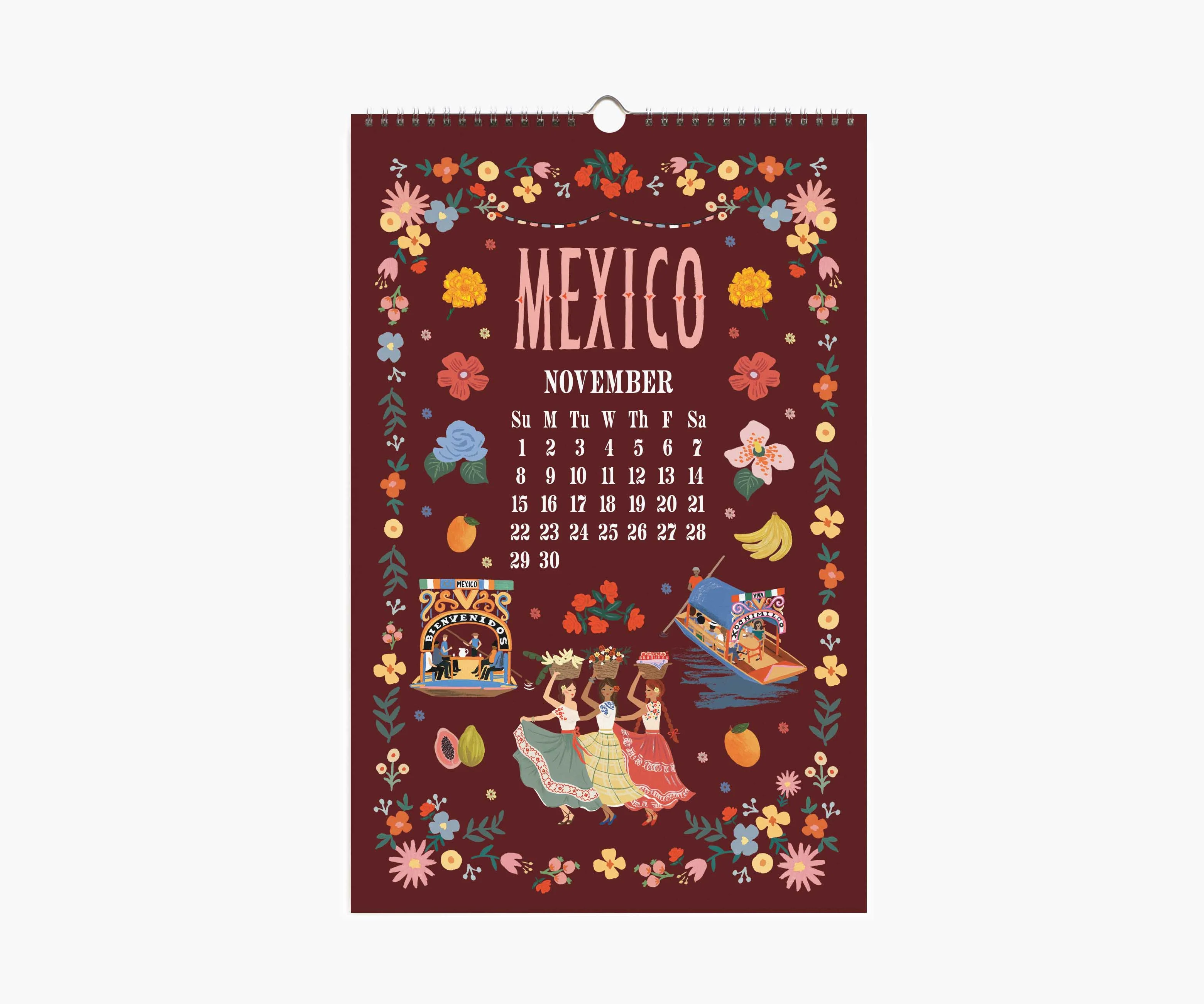 2026 Wall Calendar - World Travel