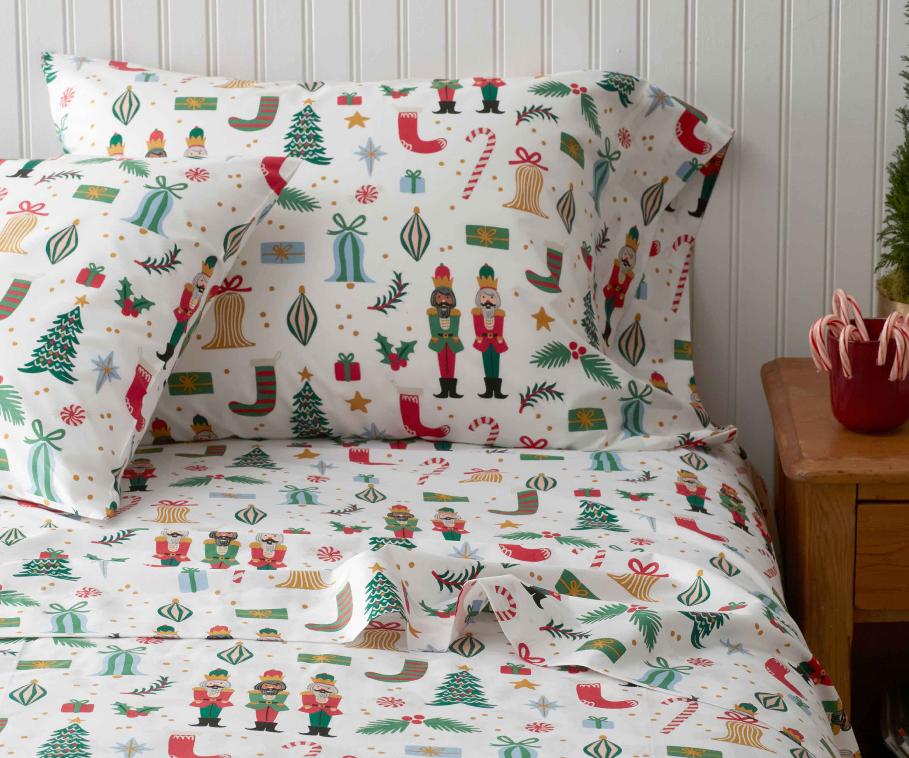 Percale Pillowcases - Nutcracker
