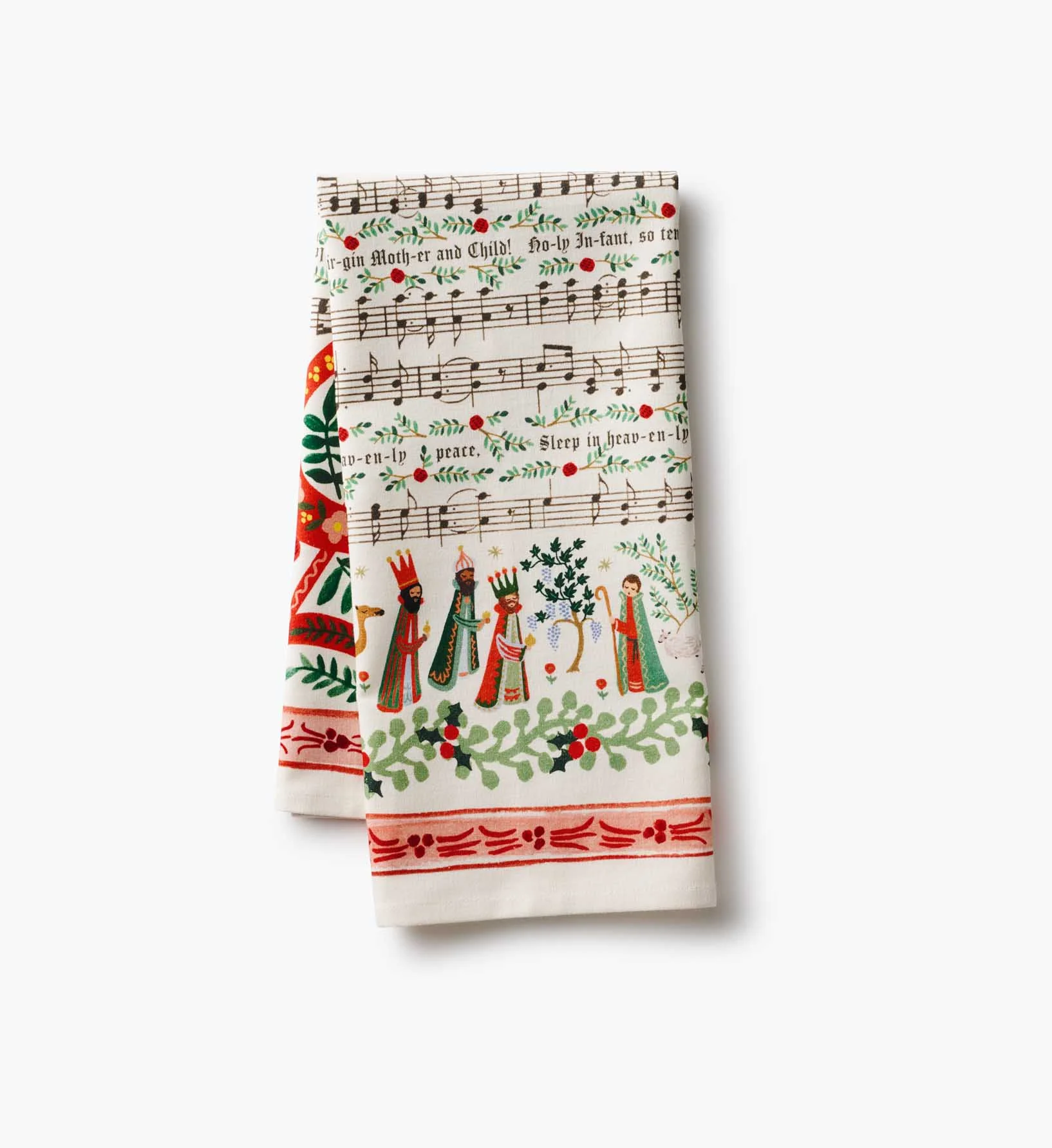 Holiday Tea Towel - Christmas Carols