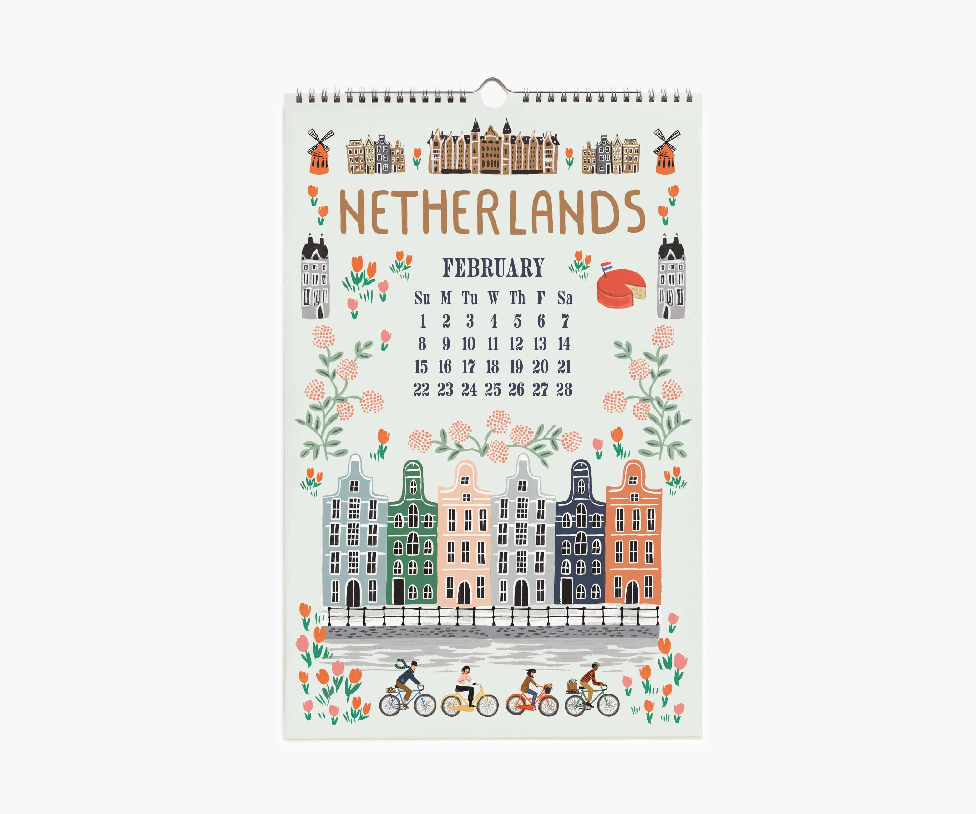 2026 Wall Calendar - World Travel