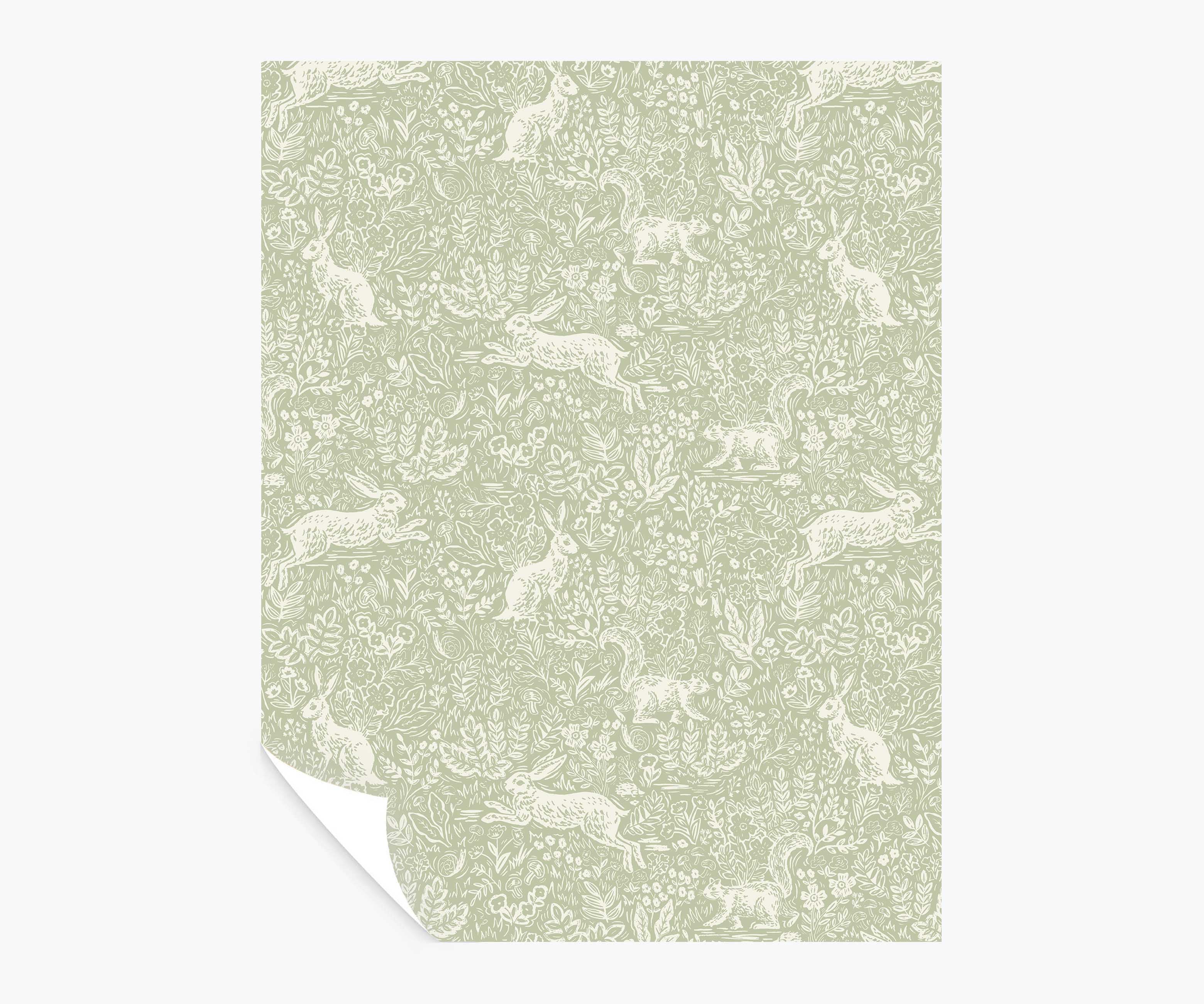 Fable Peel & Stick Wallpaper Sample - Mint