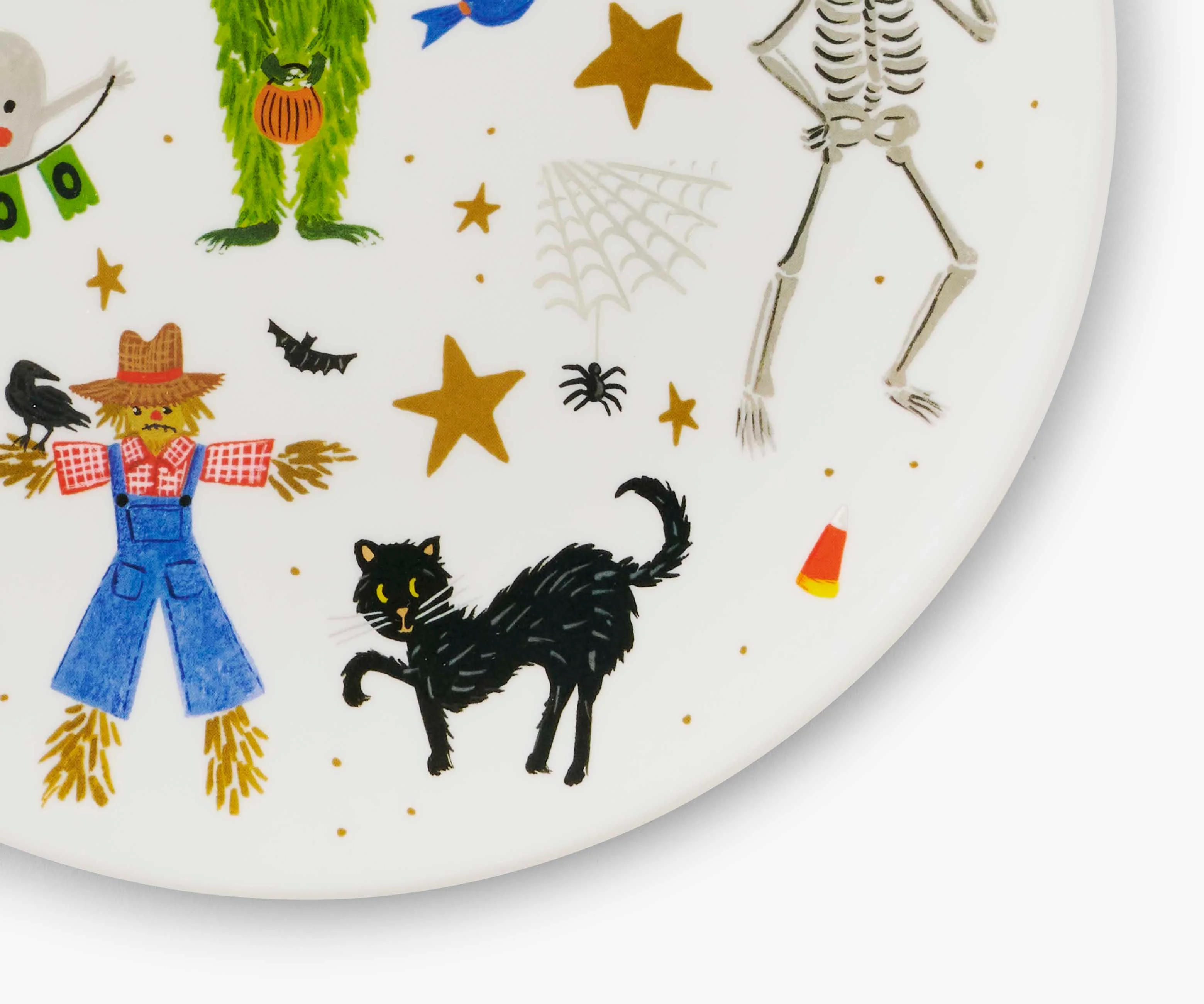 Melamine Assorted Dessert Plates - Halloween Parade