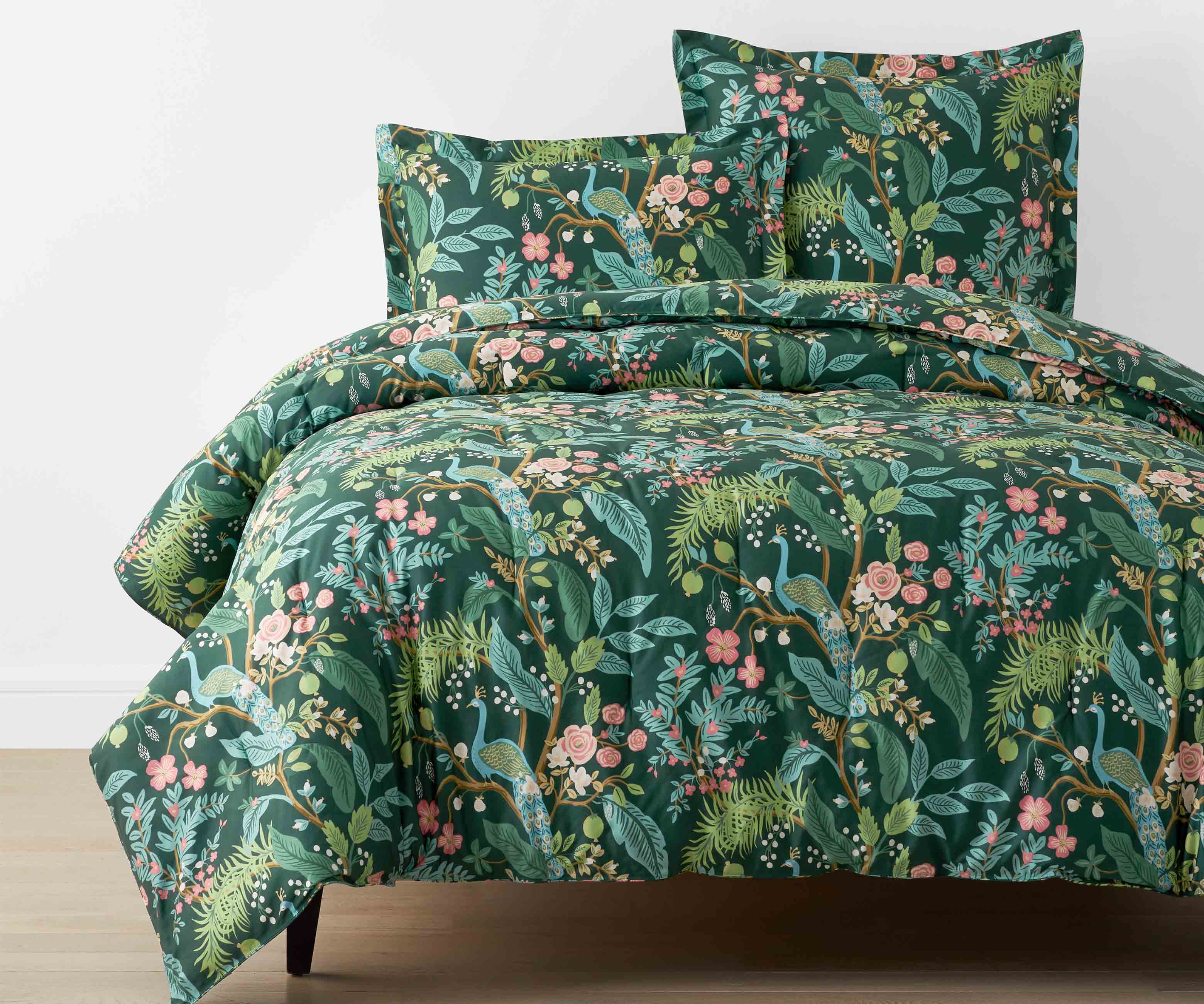 Sateen Comforter - Peacock Emerald