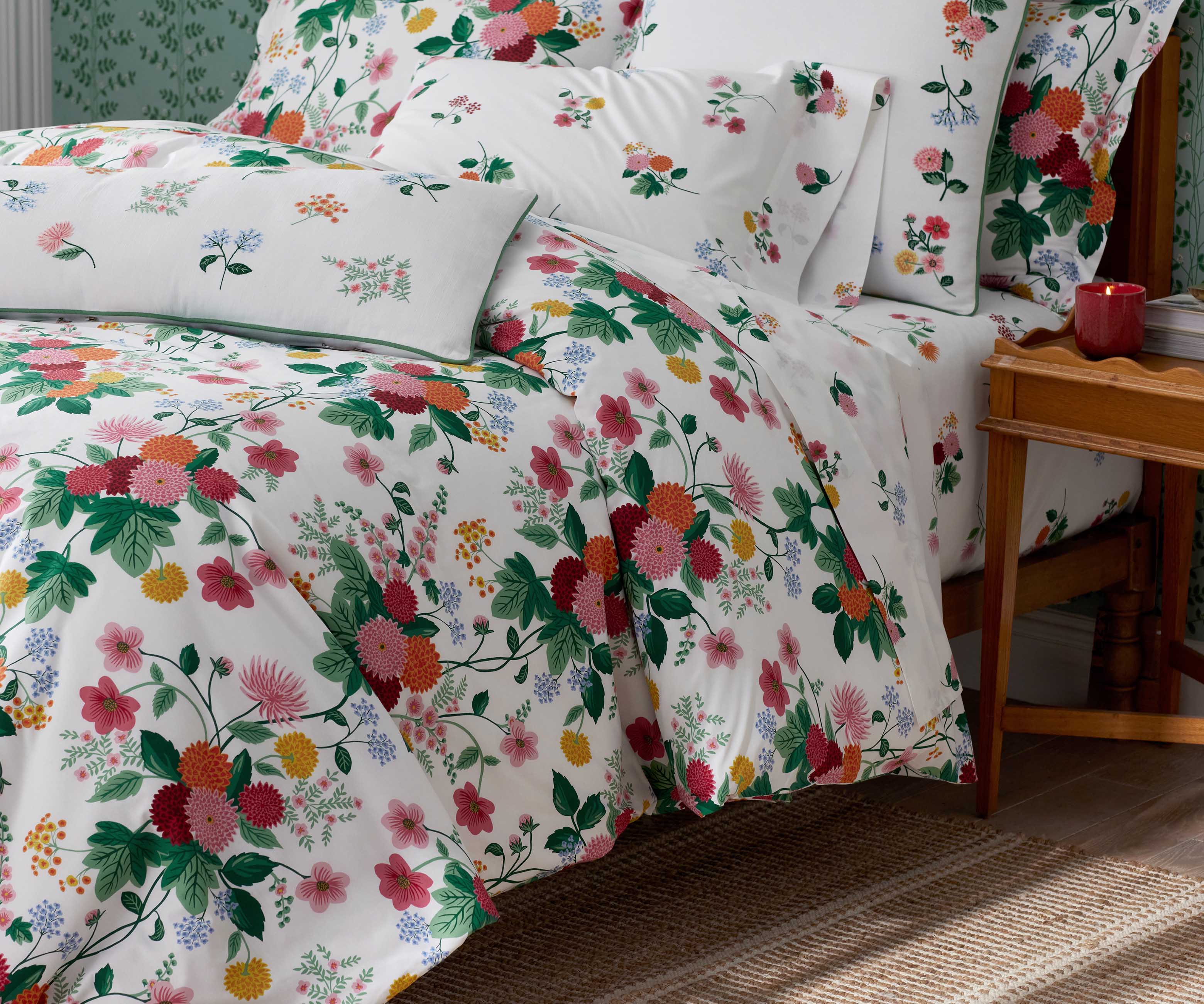 Percale Duvet Cover - Dahlia