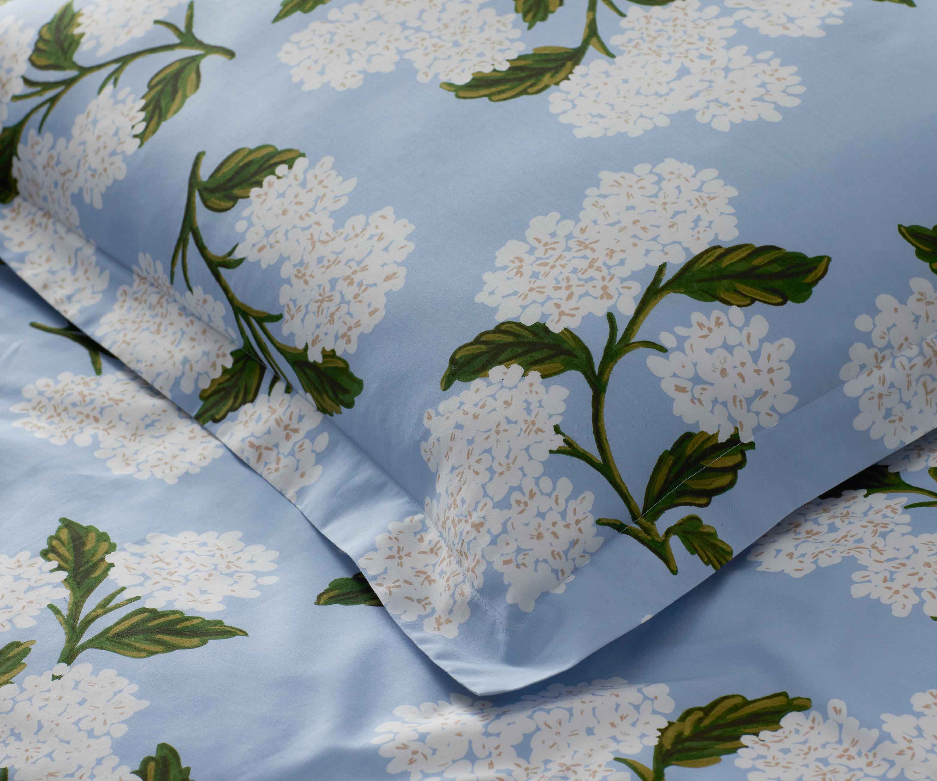 Percale Comforter - Hydrangea