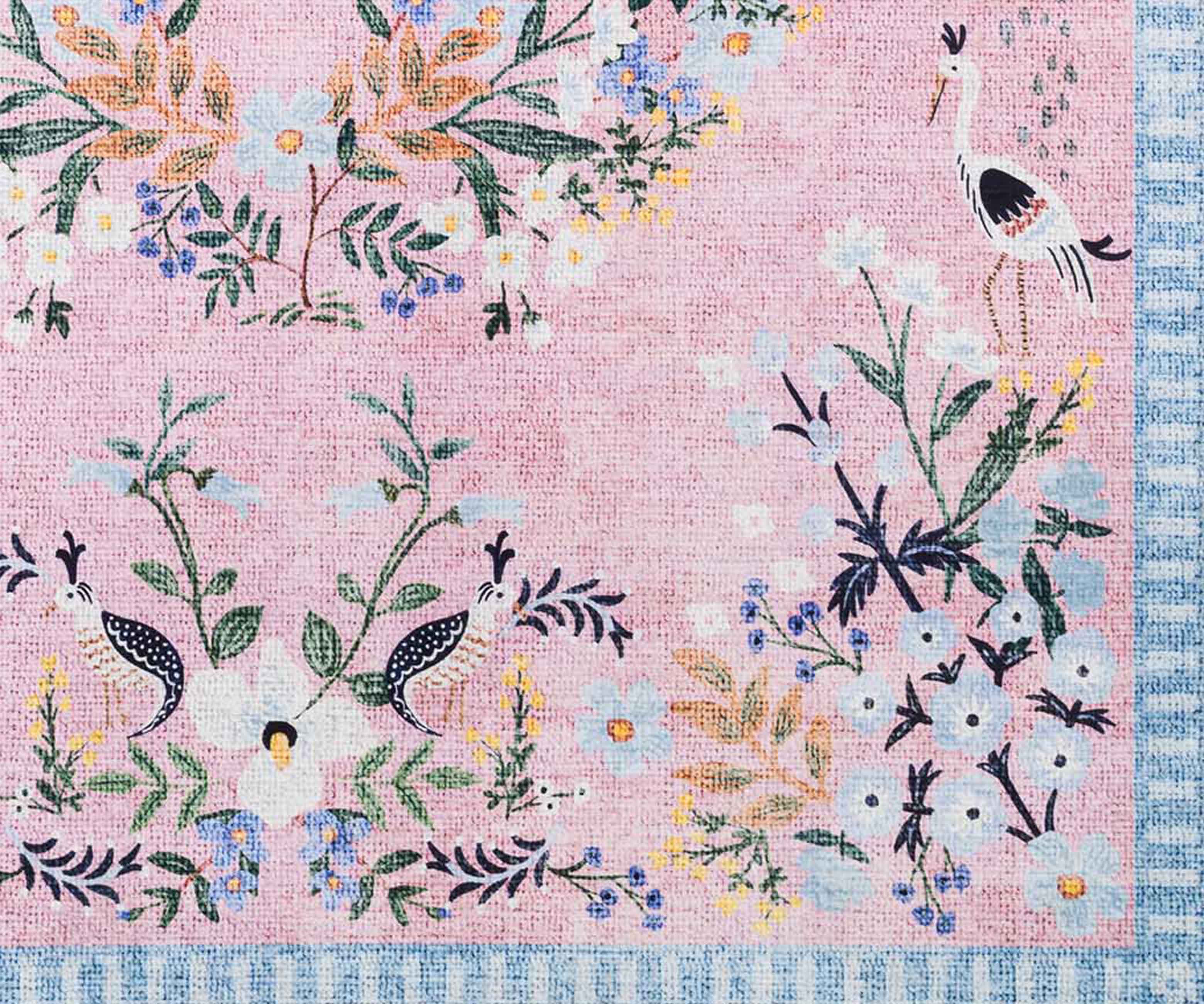 Palais Luxembourg Printed Rug - Rose