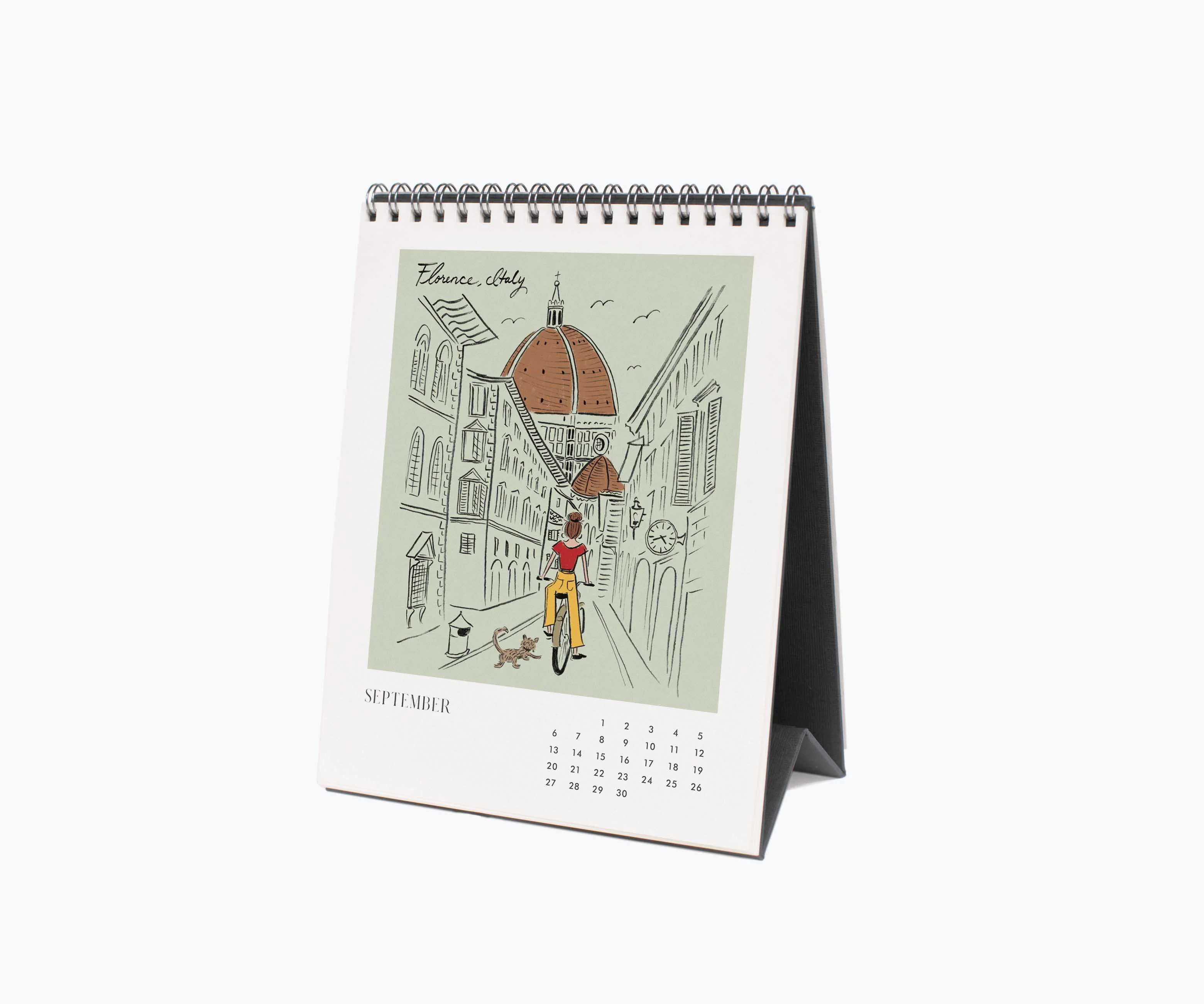 2026 Desk Calendar - Travel Sketchbook