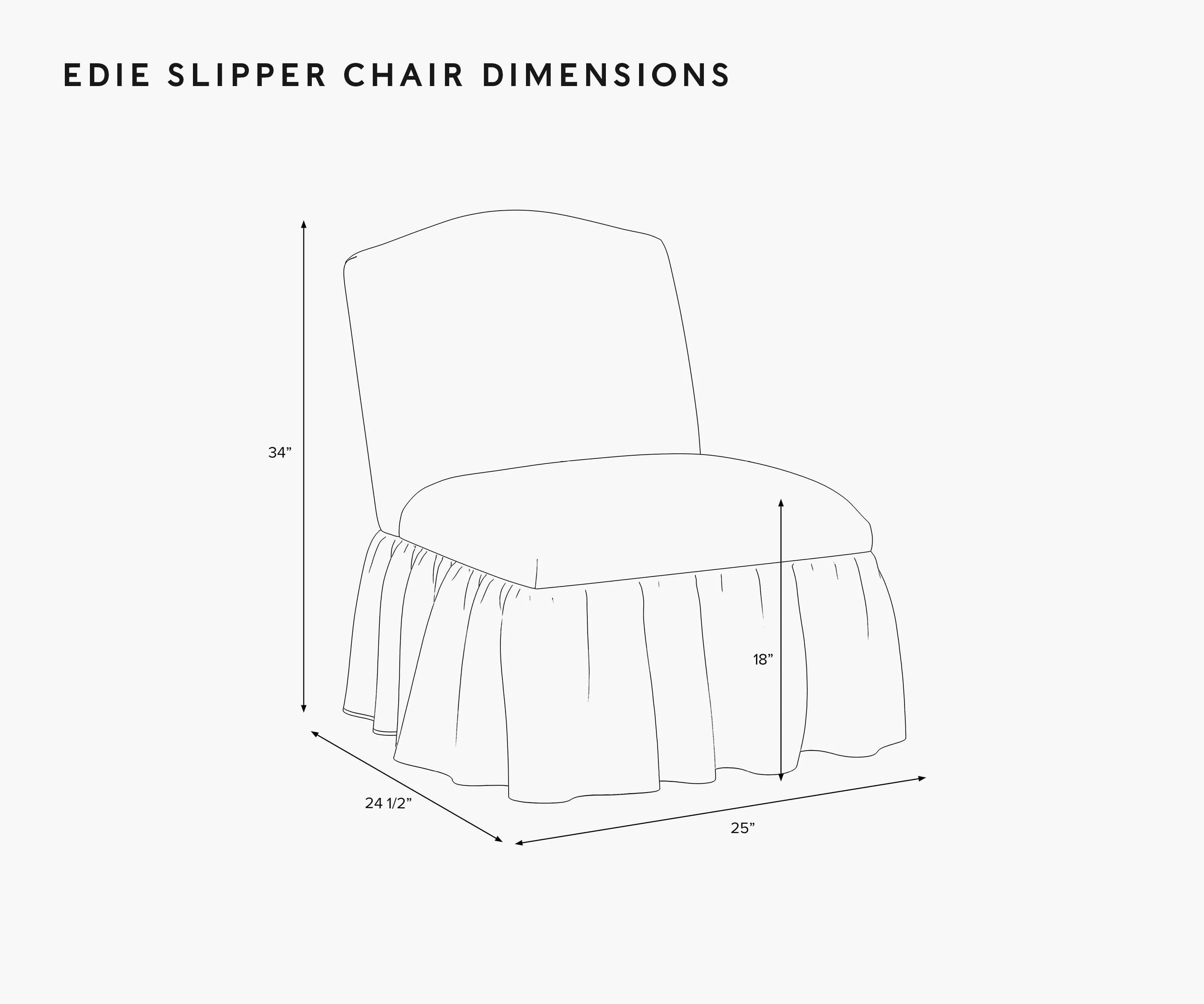 Edie Slipper Chair - Delphine