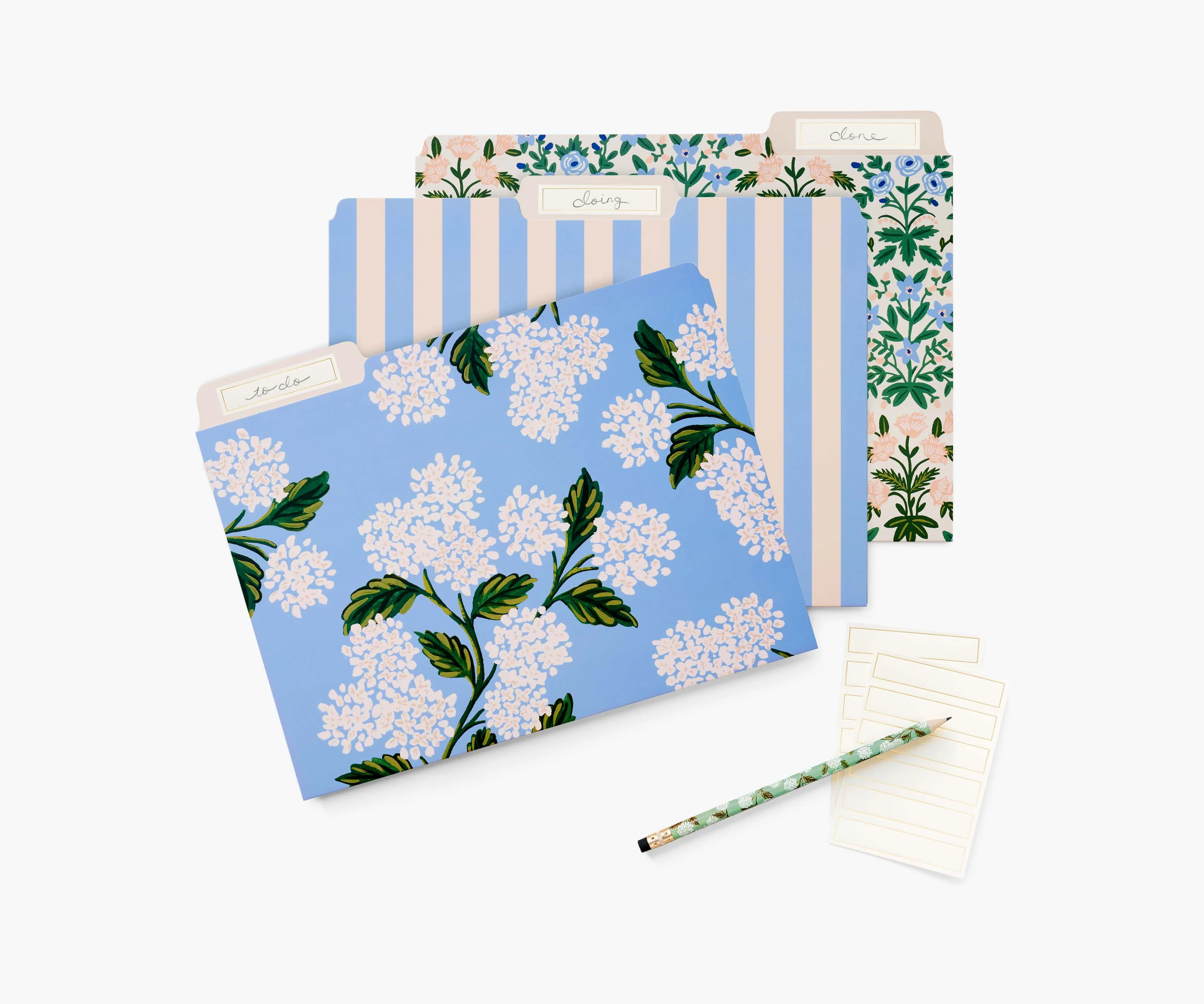 Assorted File Folders - Hydrangea
