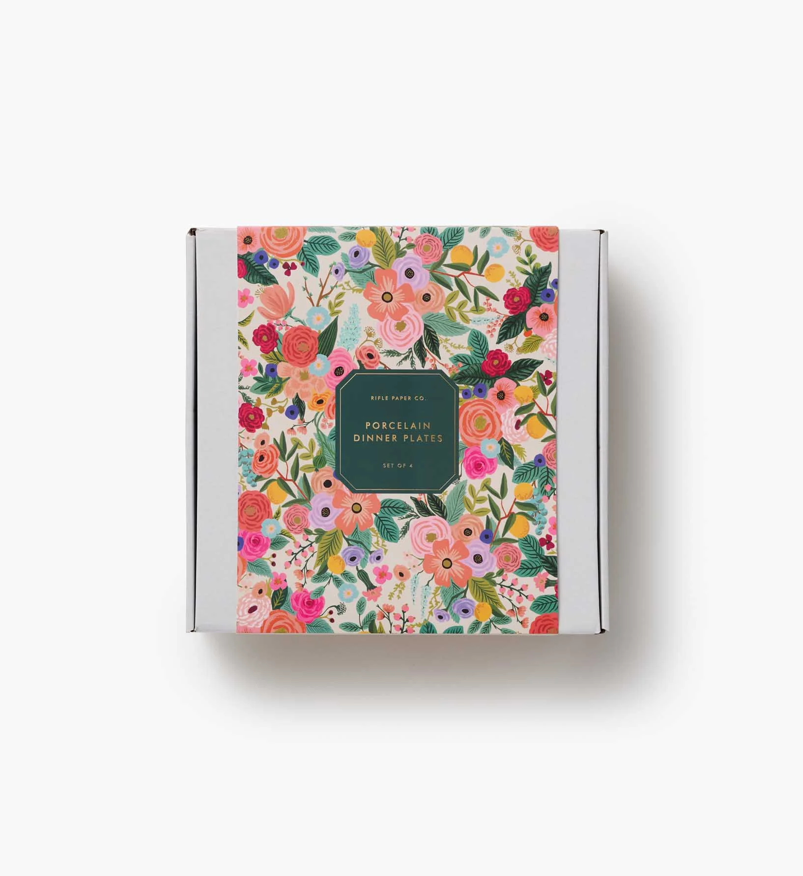 Porcelain Dinner Plate Set - Garden Party