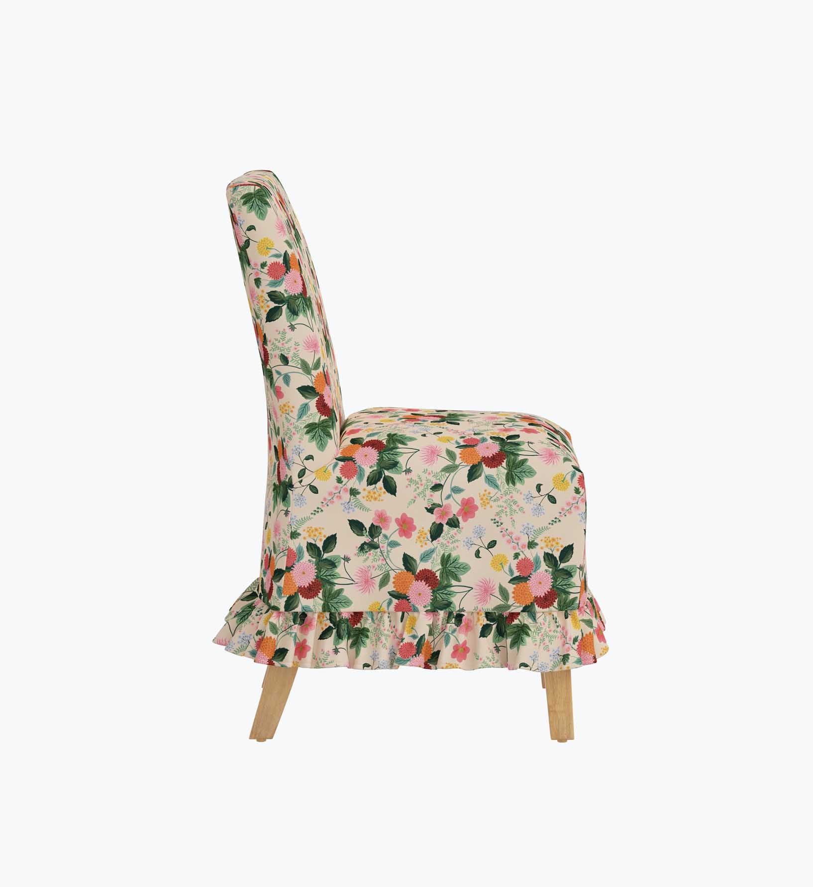 Louise Slipcover Dining Chair - Dahlia