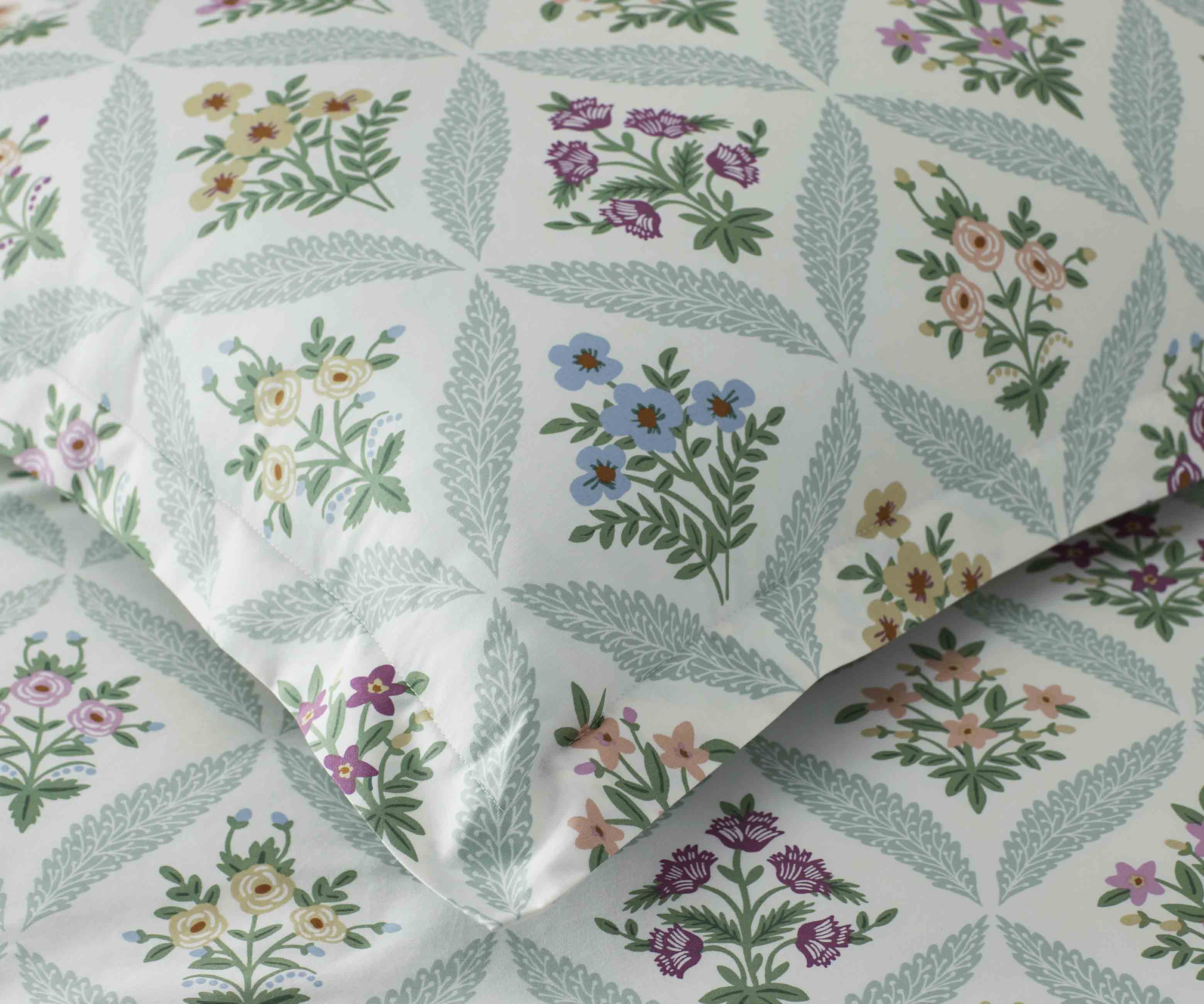 Sateen Sham - Estee Garden